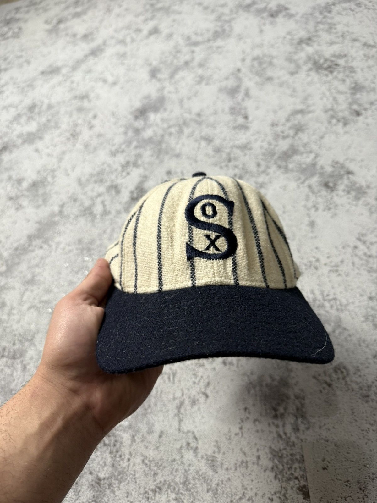 American Needle VTG 90s Chicago White Sox American Needle Fitted Hat Cap USA Size ONE SIZE - 1 Thumbnail