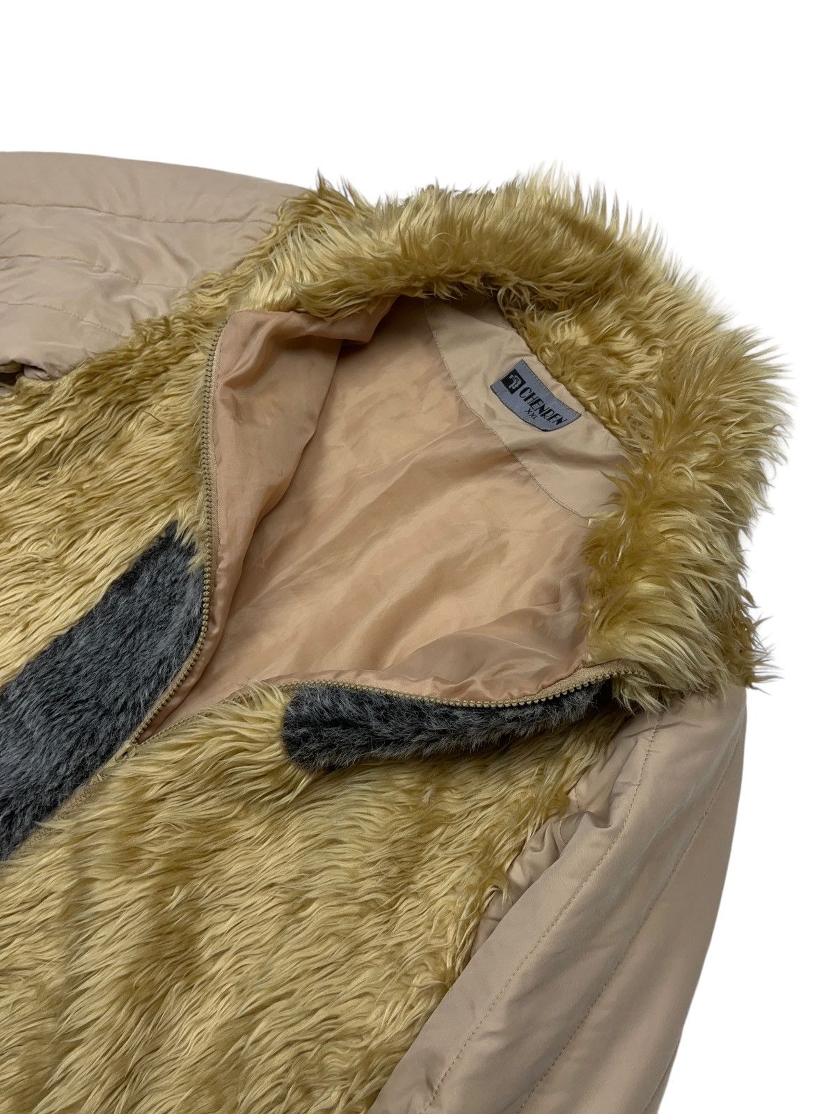 If Six Was Nine × Japanese Brand Vintage y2k Faux Fur Jacket Japanese Style Size L / US 10 / IT 46 - 4 Thumbnail