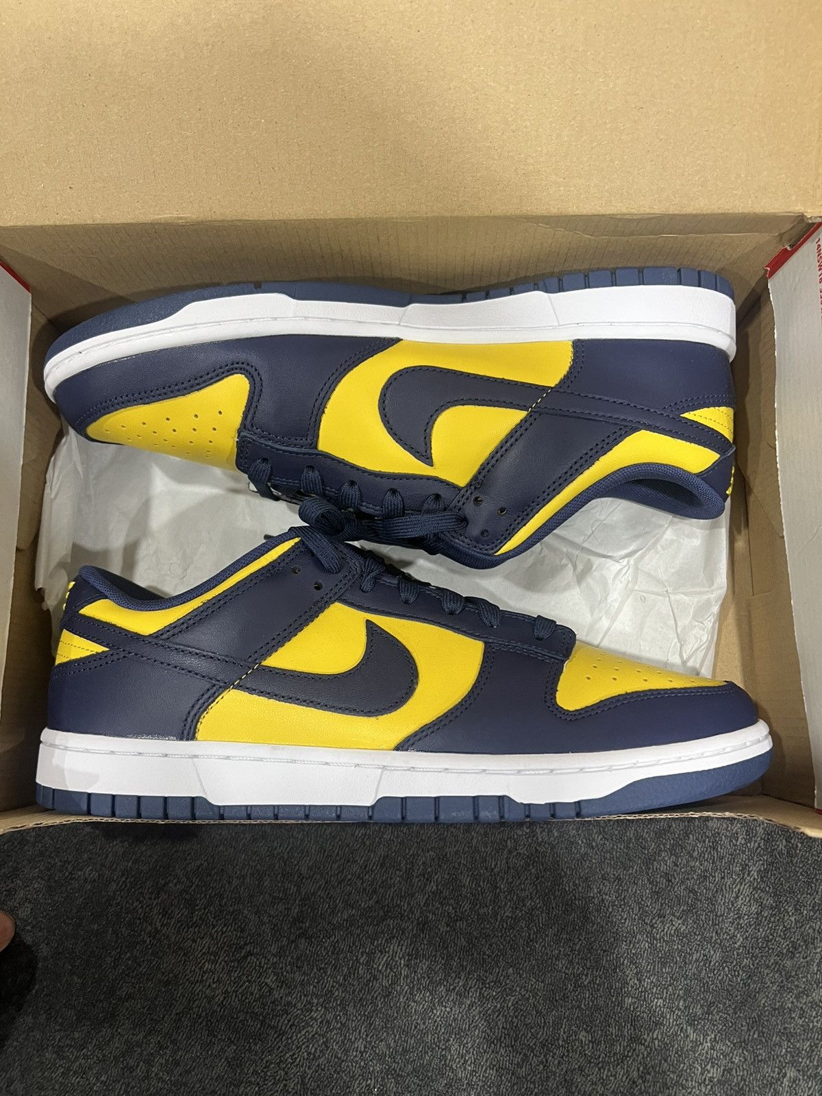 Nike Nike Dunk Low Retro Michigan Size US 10 / EU 43 - 1 Thumbnail