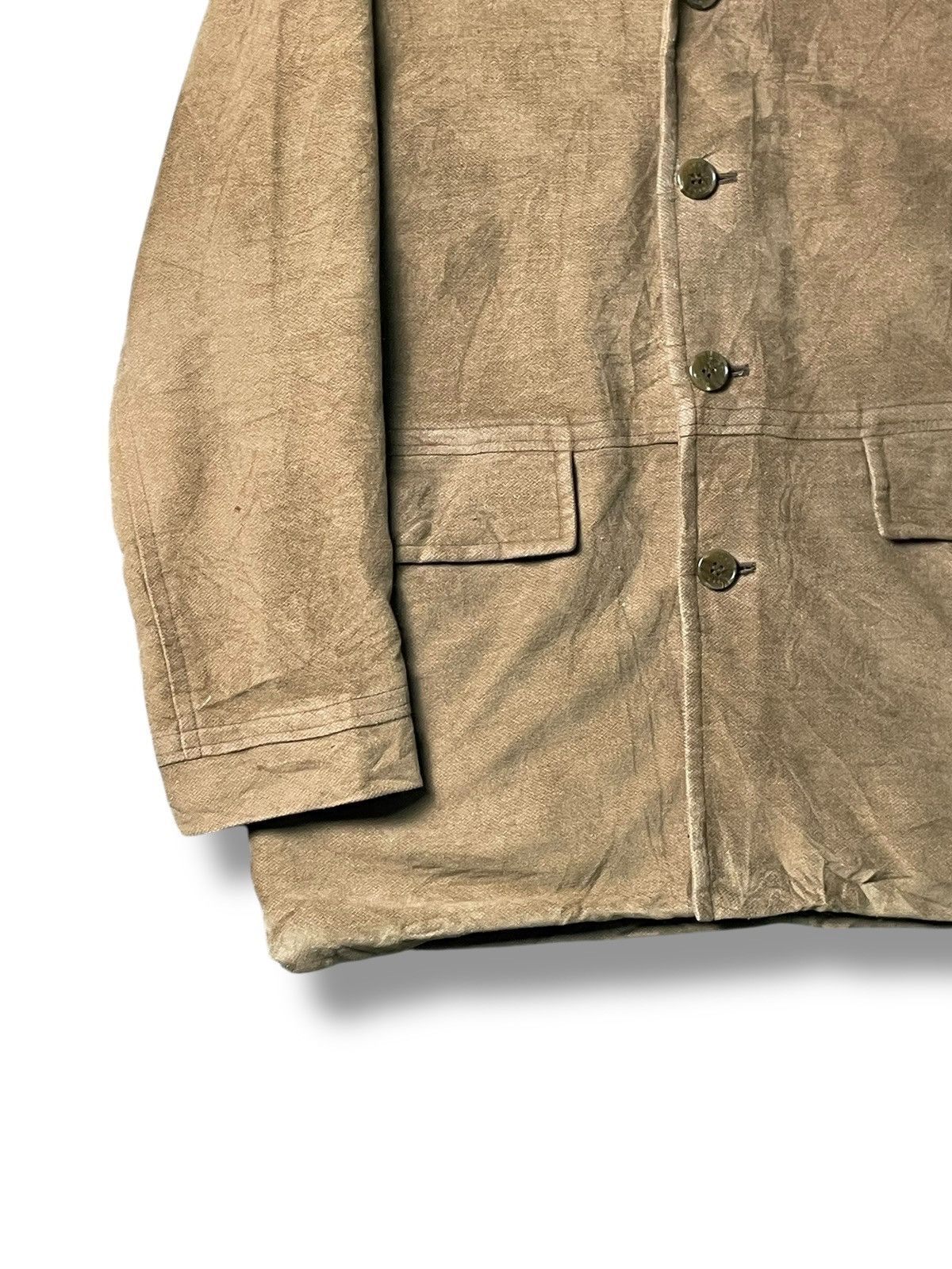 Japanese Brand × NEXT Next Brand Men’s Suede Leather Coat (58) Size US S / EU 44-46 / 1 - 4 Thumbnail