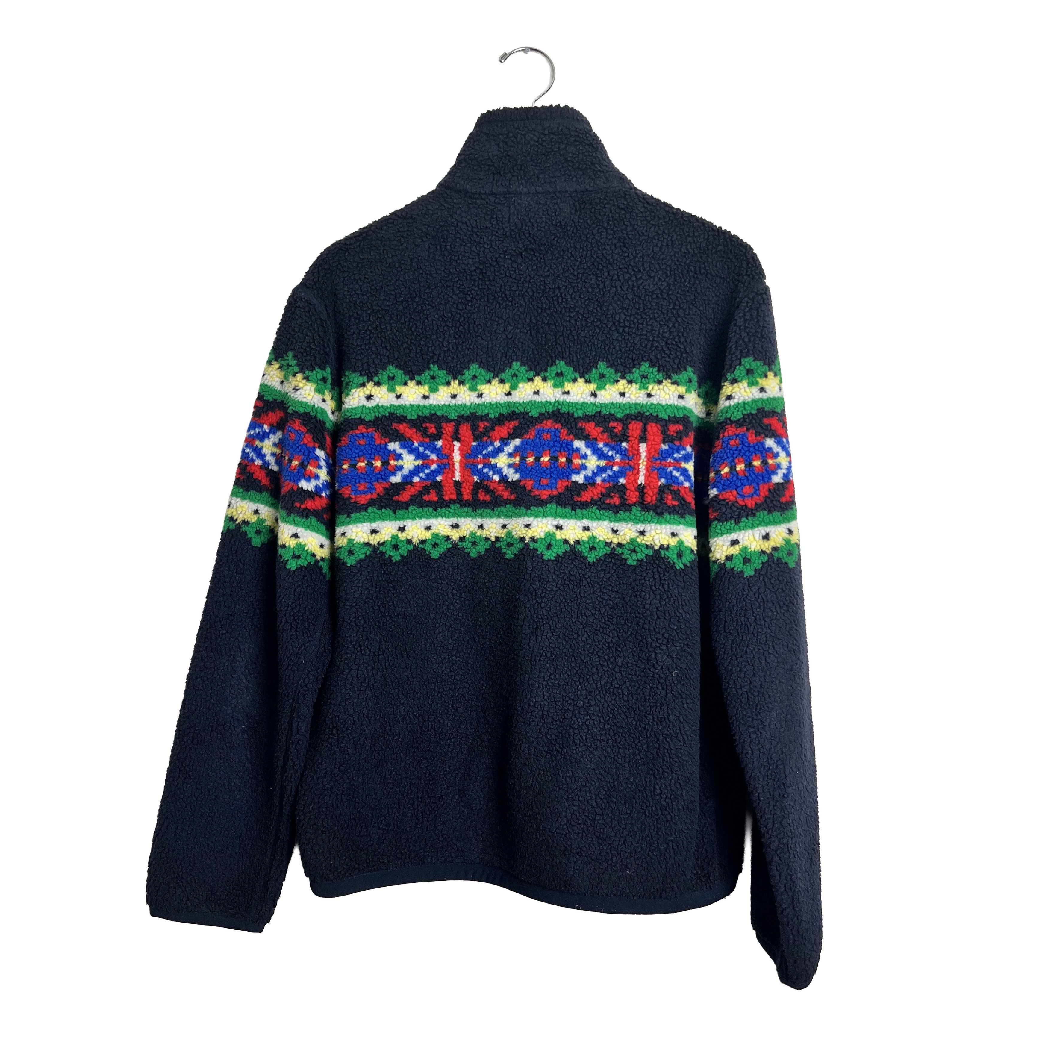 Polo Ralph Lauren Southwestern Navajo Full ZIp Fleece Jacket Size US M / EU 48-50 / 2 - 2 Thumbnail
