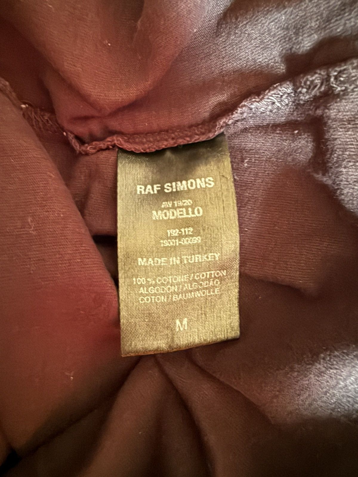 Raf Simons Raf Simons “BURNING DOWN THE HOUSE LOGO T-SHIRT Size US M / EU 48-50 / 2 - 5 Thumbnail
