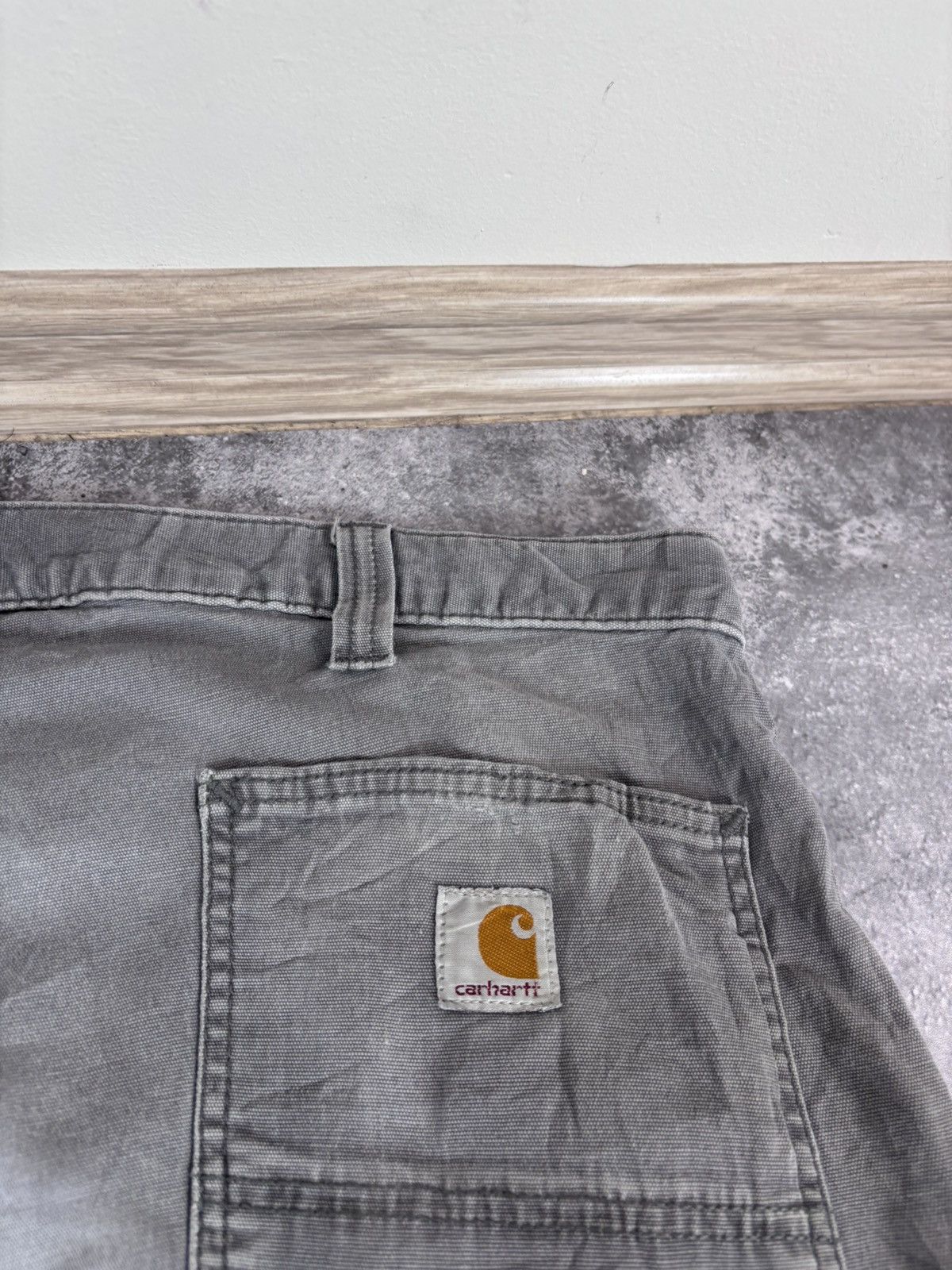 Carhartt Carhartt Men’s Grey Pants Jeans Relaxed Fit USA Workwear Size US 40 / EU 56 - 7 Thumbnail
