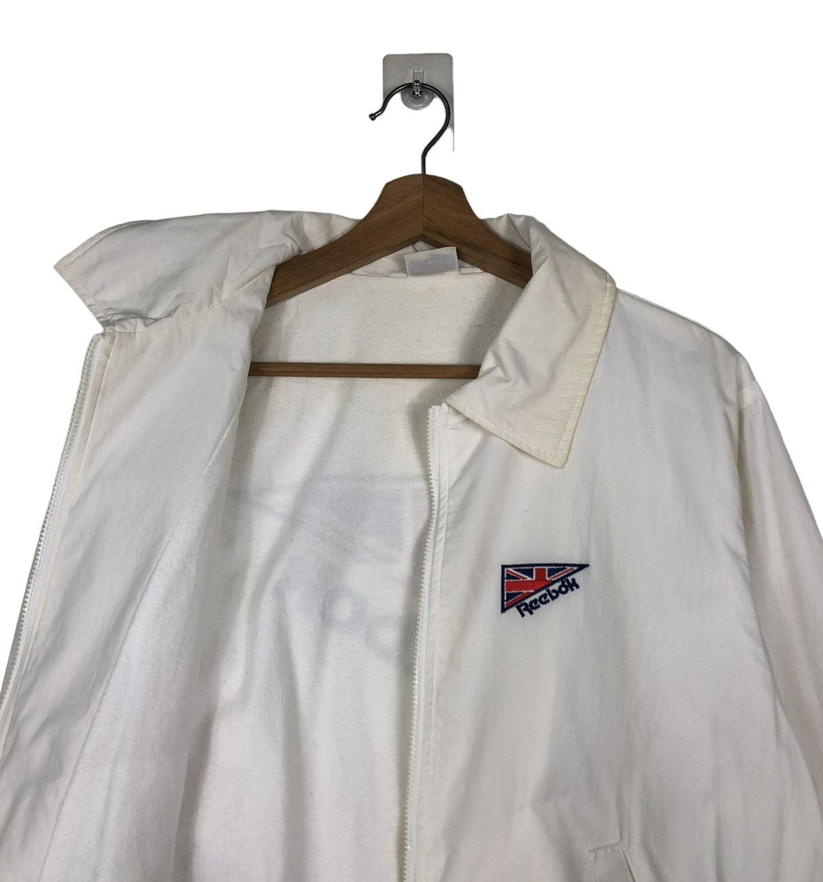Japanese Brand 🔥VINTAGE BOMBER JACKET REEBOK JAPAN UK FLAG BIG LOGO Size US S / EU 44-46 / 1 - 13 Thumbnail