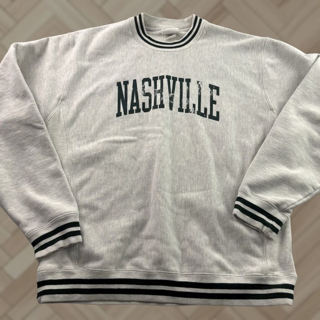 Champion Champion Sweatshirt Nashville Reverse Weave Gray Large Mens Size US L / EU 52-54 / 3 - 1 Thumbnail