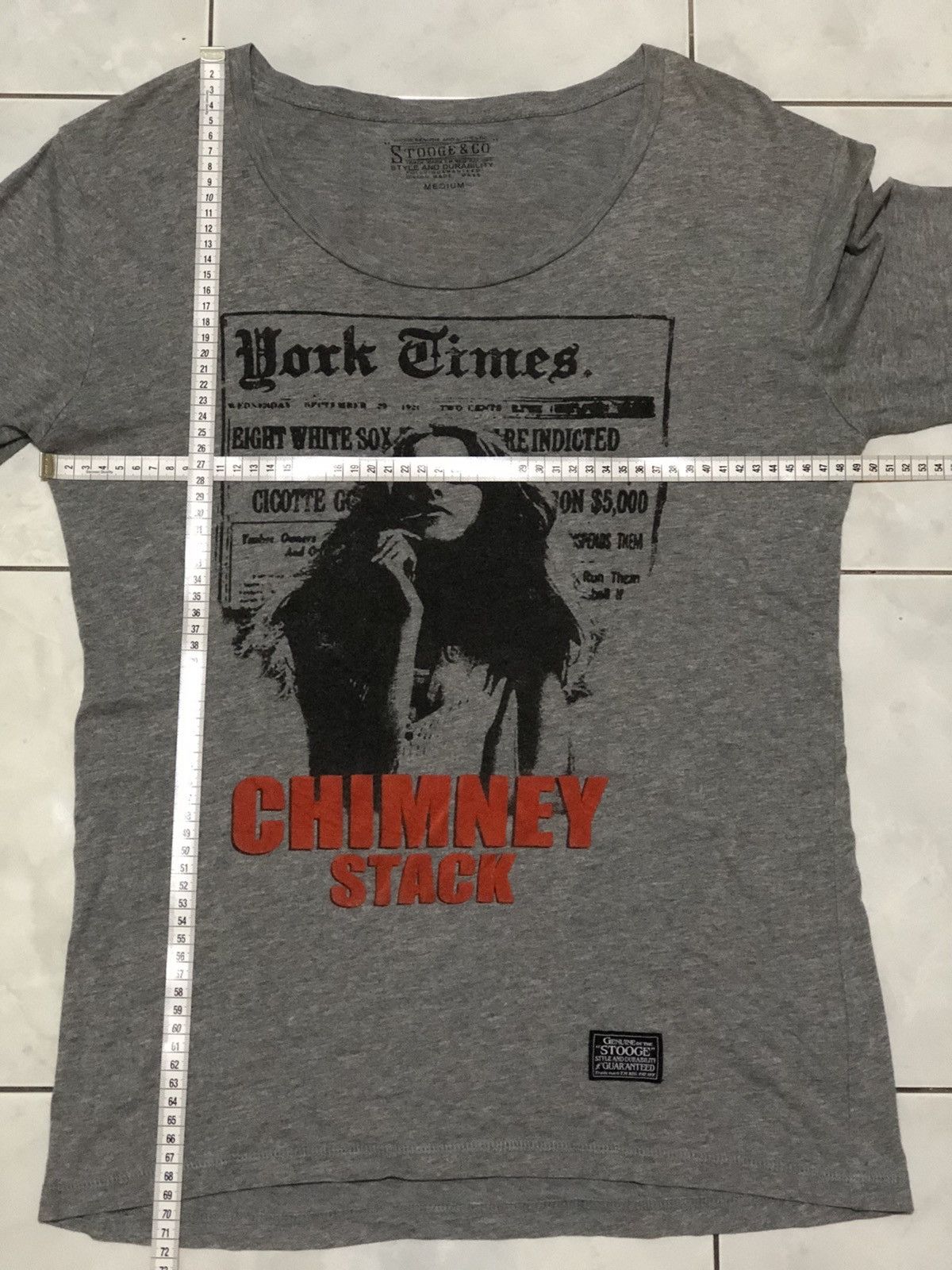 Japanese Brand Chimney Stack Hysteric Glamour Style Newspaper Longsleeves Size US M / EU 48-50 / 2 - 22 Thumbnail