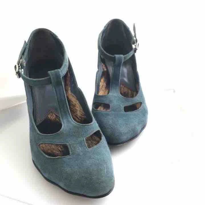 Vivienne Westwood Vivienne Westwood Cat爪 blue velvet high heels Size US 5.5 / IT 35.5 - 4 Thumbnail