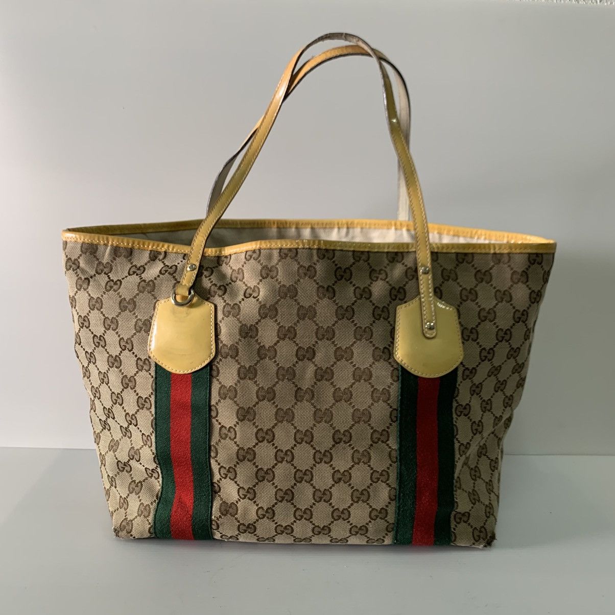 Gucci Gucci Monogram Canvas Tote Bag Size ONE SIZE - 1 Thumbnail