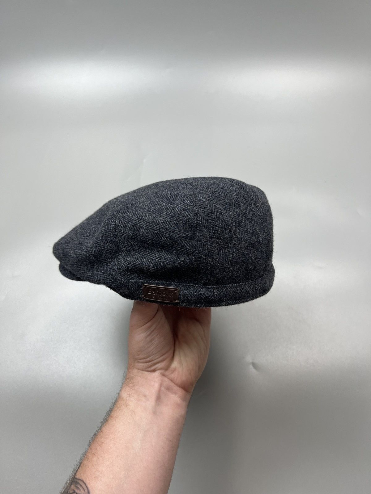 Barbour Barbour Wool Flat Cap Hat (Y0477) Size ONE SIZE - 2 Thumbnail