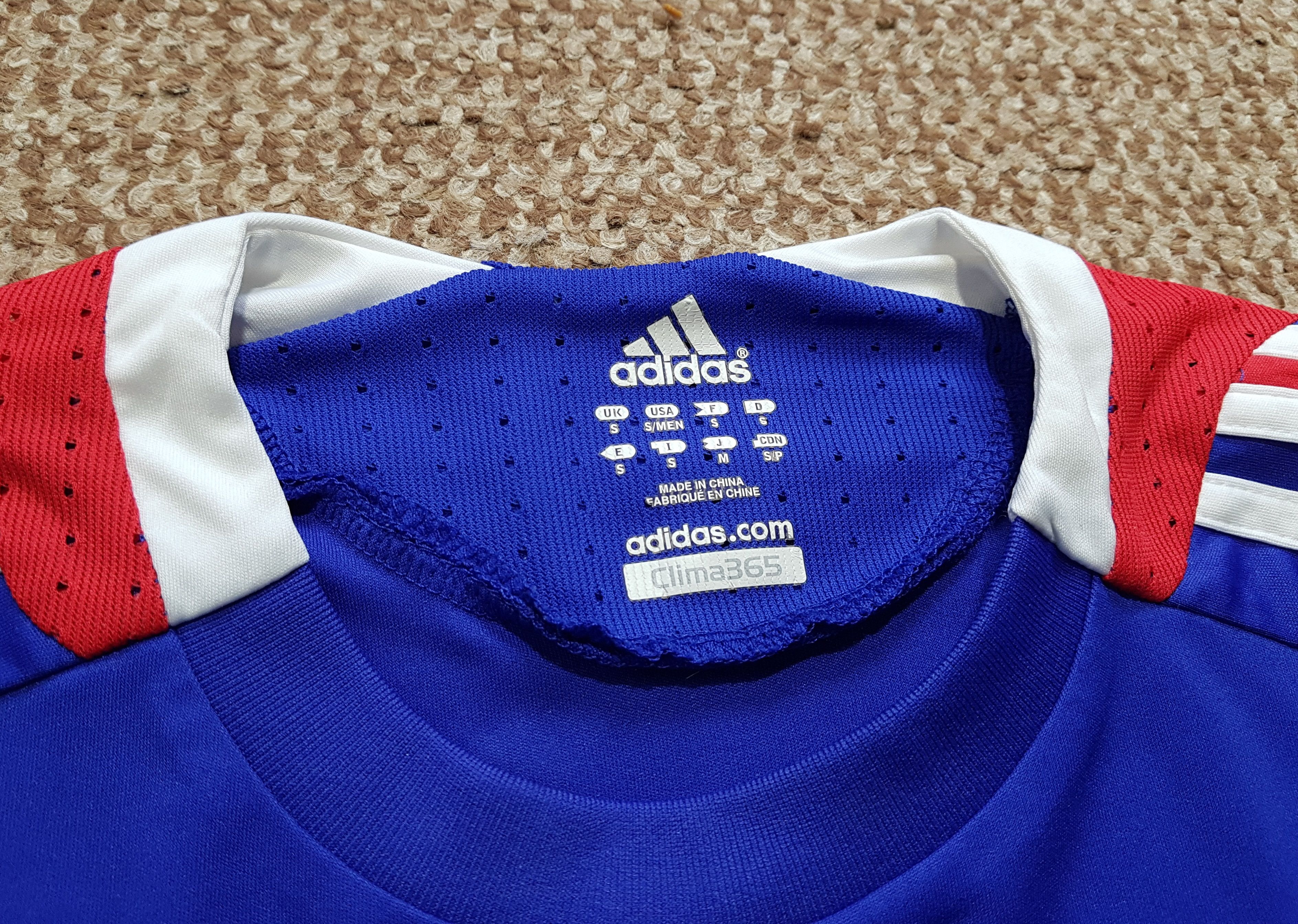 Adidas Adidas France National Jersey Home 2007-08 Soccer Football Size US S / EU 44-46 / 1 - 11 Thumbnail