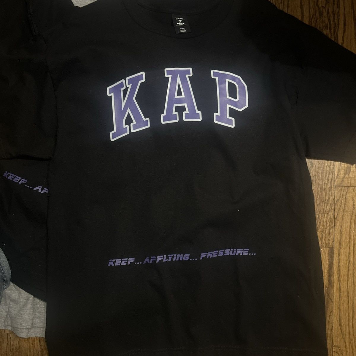 Other NEW mens Large SS T shirt “KAP” university streetwear purple Size US L / EU 52-54 / 3 - 3 Thumbnail