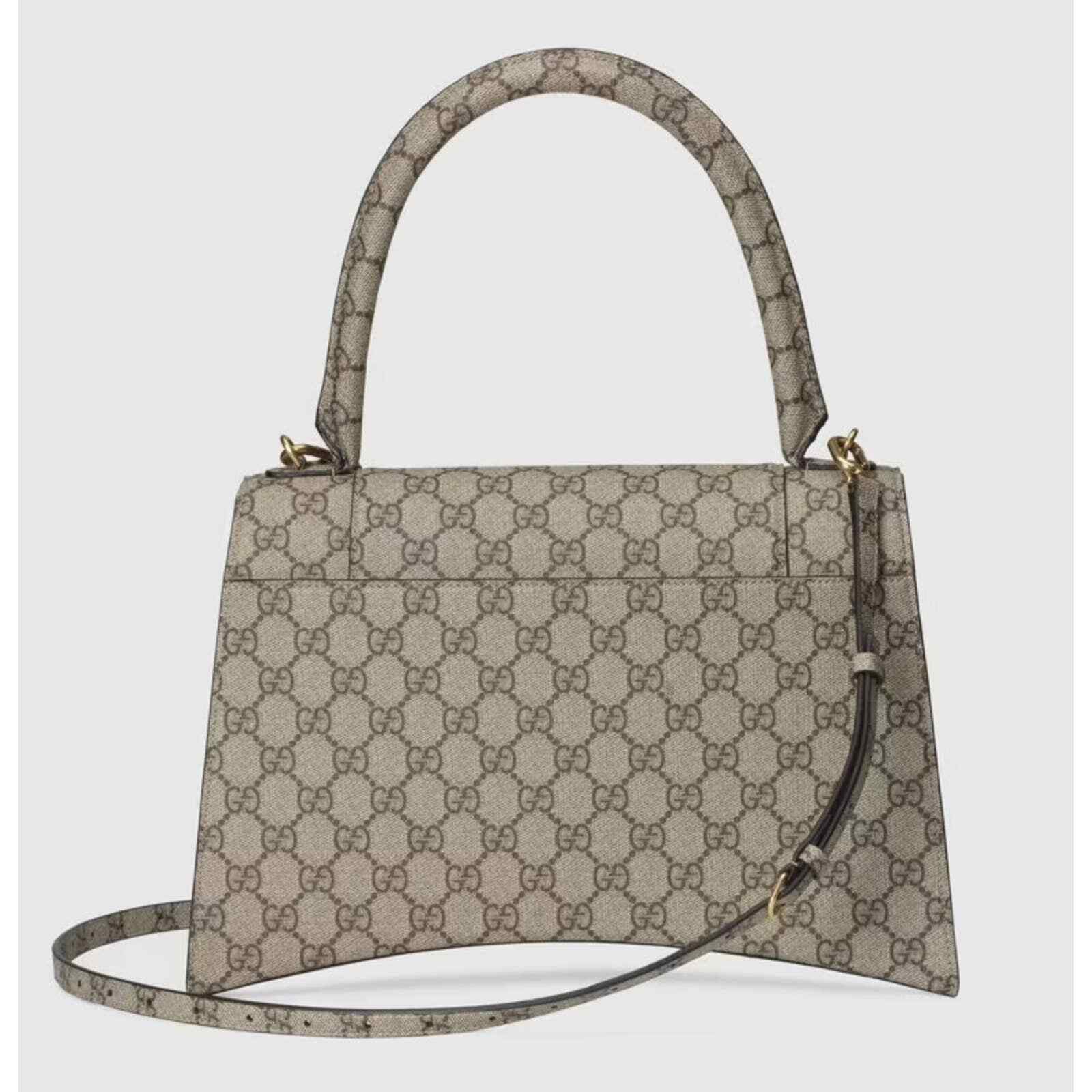Gucci Gucci X Balenciaga Medium Hourglass Supreme Top Handle Bag Size ONE SIZE - 7 Thumbnail