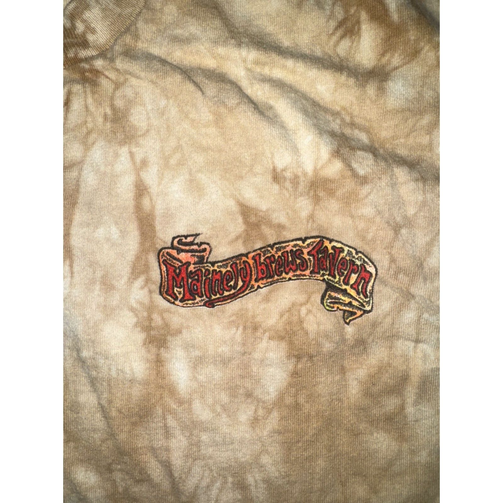 Liquid Blue VINTAGE Liquid Blue T-Shirt Graphic Print Tie Dye Nature Scene 90s Brown Medium Mens Size US M / EU 48-50 / 2 - 6 Thumbnail