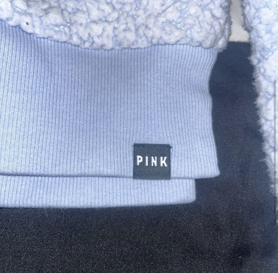 Pink ZTA fuzzy light blue sherpa Size M / US 6-8 / IT 42-44 - 3 Thumbnail