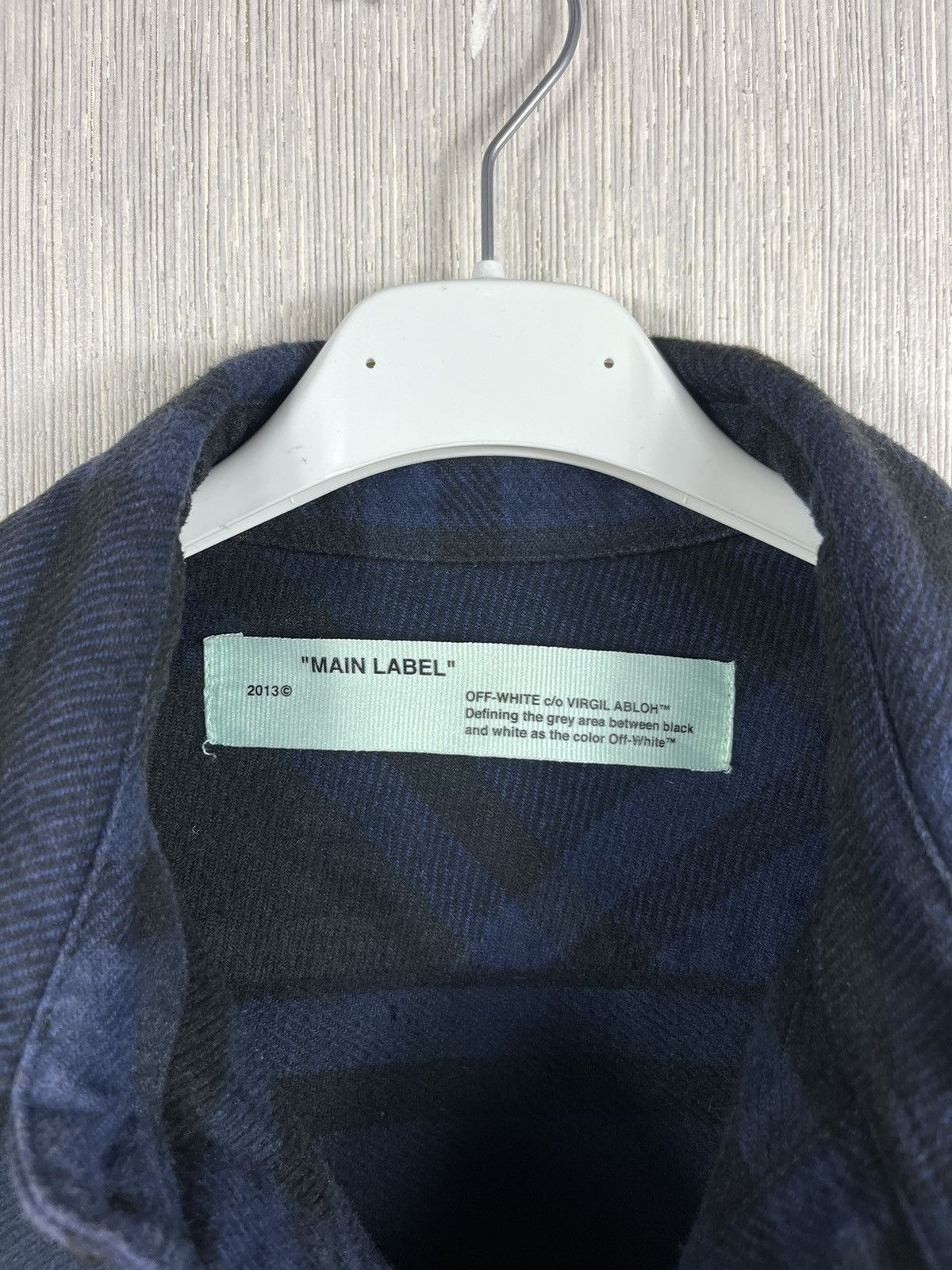 Off-White Off-White Virgil Abloh flannel shirt jacket arrows pink logo Size US S / EU 44-46 / 1 - 15 Thumbnail