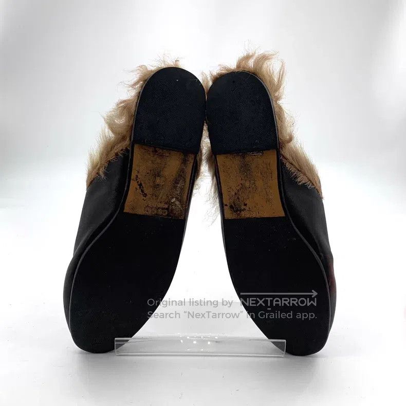 Gucci Gucci Black round toe leather horse buckle casual flat wra Size US 7.5 / IT 37.5 - 5 Thumbnail