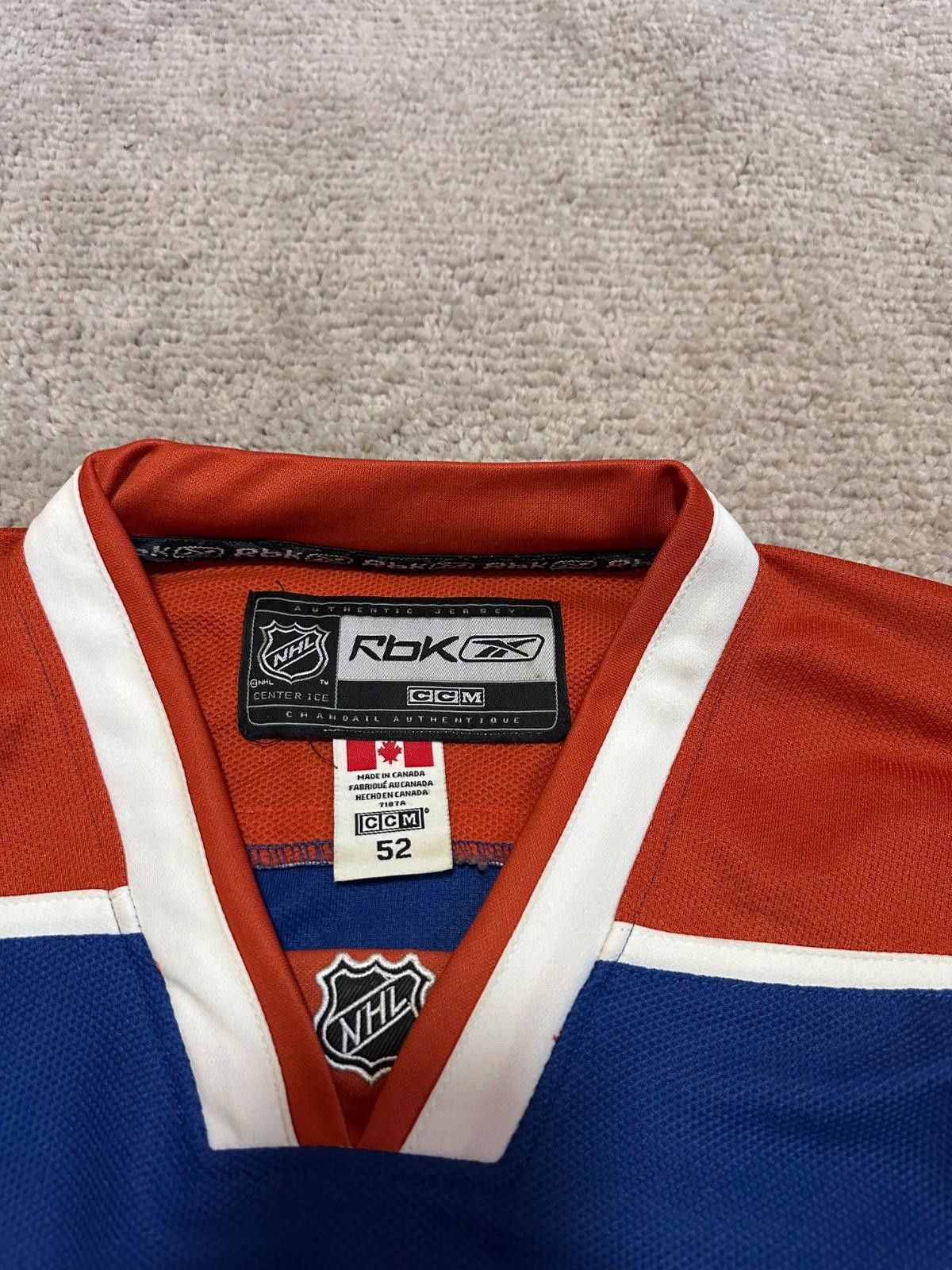 Reebok Reebok CCM NHL Edmonton Oilers Jersey Size 52 Size US L / EU 52-54 / 3 - 6 Thumbnail