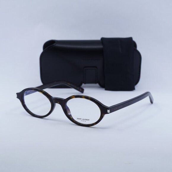 Saint Laurent Paris 🕶️ New Saint Laurent SL751JEANNE OPT 002 Eyeglasses Size ONE SIZE - 11 Thumbnail