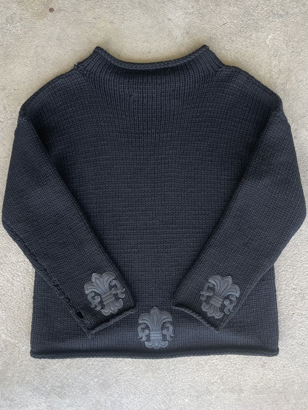 Chrome Hearts Chrome Hearts Knitted Fleur Patch Sweater Size US L / EU 52-54 / 3 - 1 Thumbnail