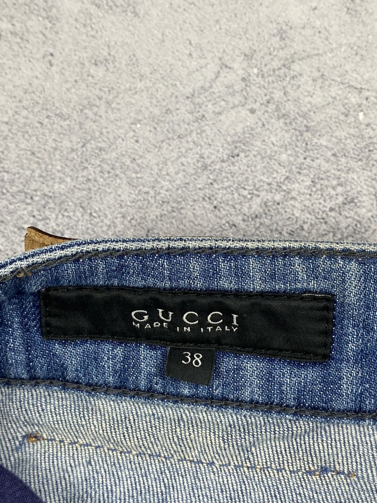 Gucci Gucci Boot Cut Blue Jeans Luxury Italy Designer Women Size 26" / US 2 / IT 38 - 18 Thumbnail