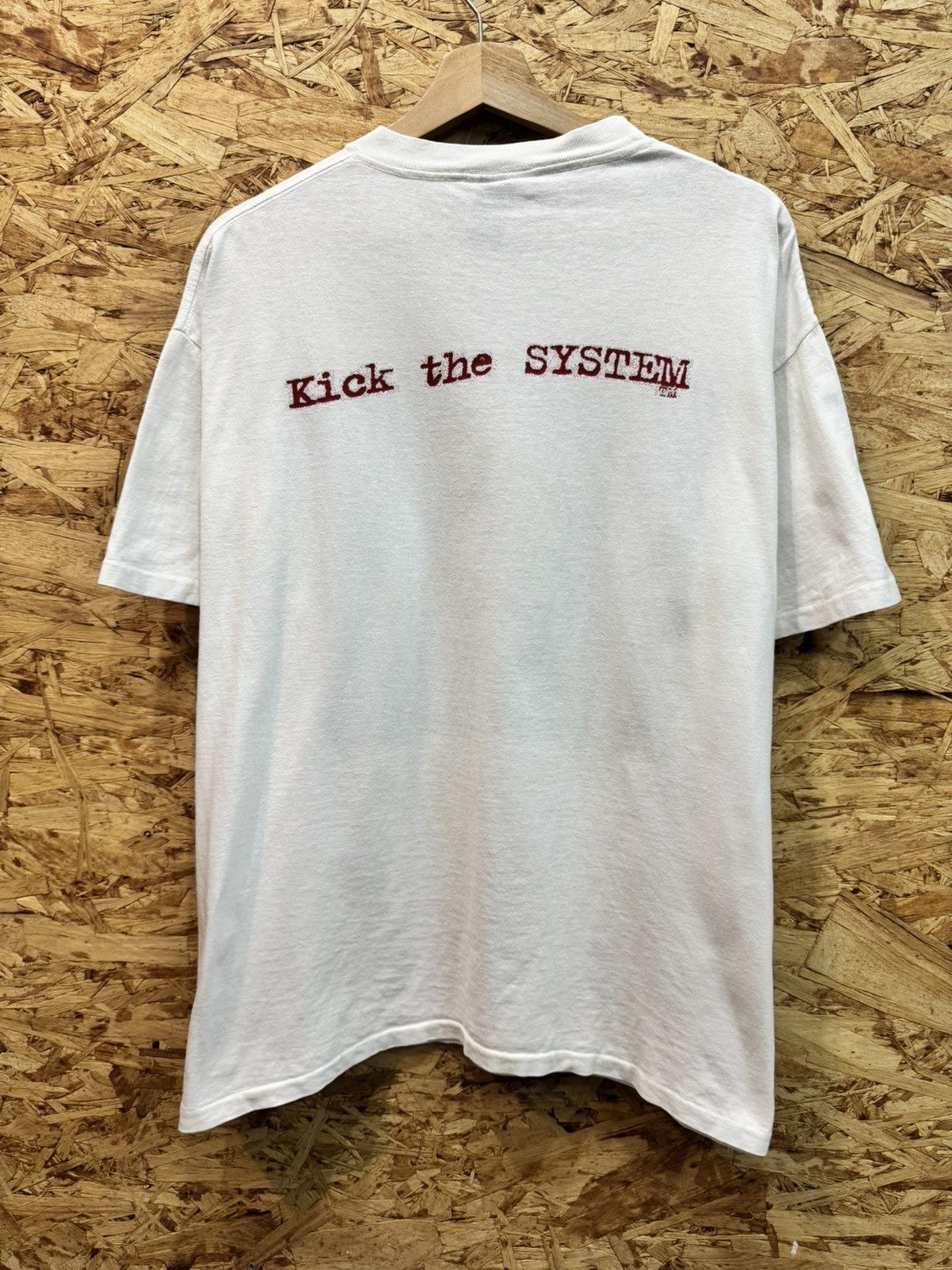 Dr. Martens Very rare vintage 90’s Dr.Martens “Kick The System” Size US L / EU 52-54 / 3 - 2 Thumbnail