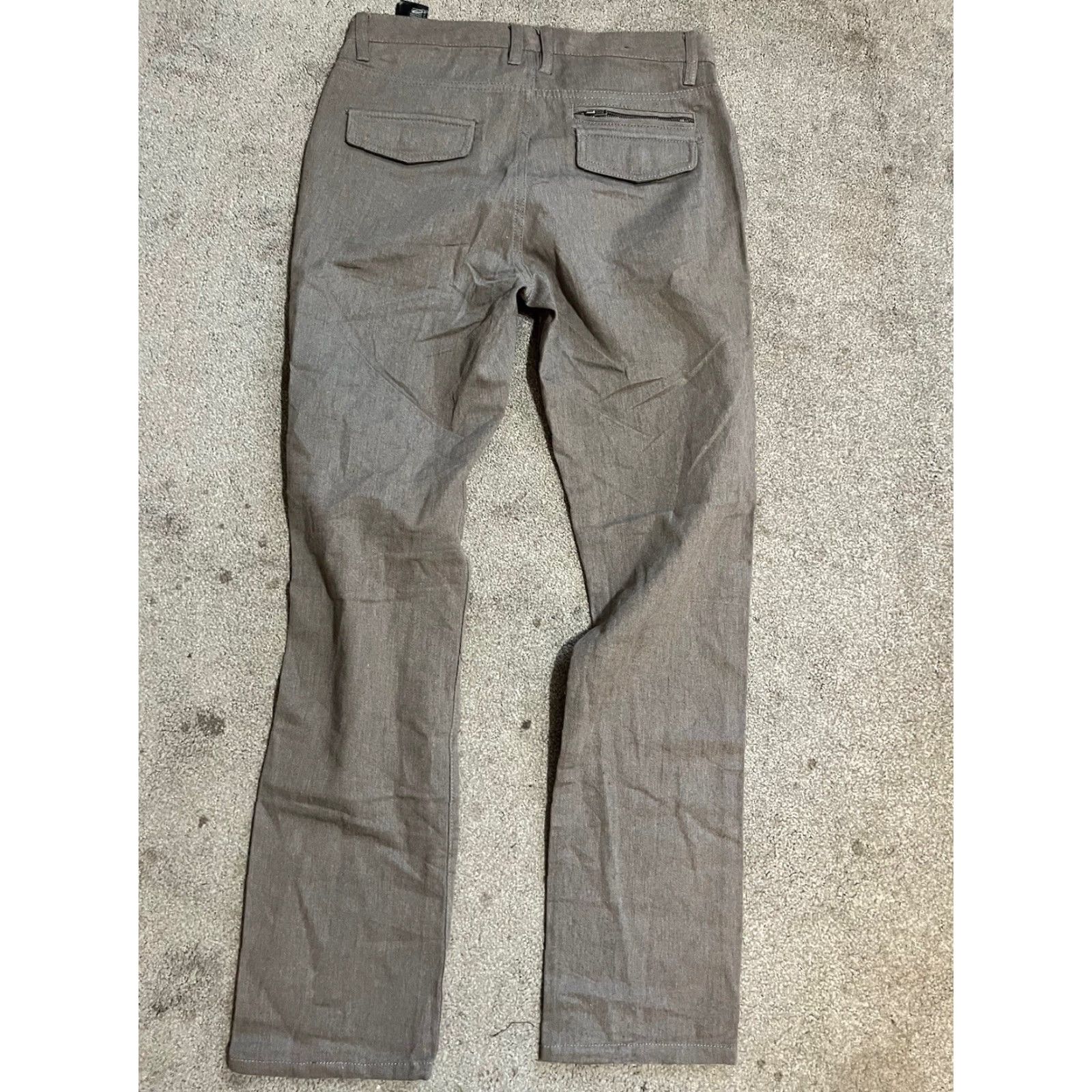 H&M H&M Regular Fit Pants Mens 30R Gray Straight Front Size US 30 / EU 46 - 3 Thumbnail