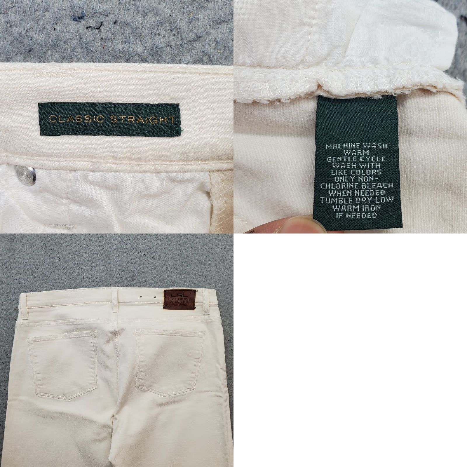 Ralph Lauren Lauren Ralph Lauren Jeans Womens 14 Tan Classic Fit Stretch Straight Leg Size 36" / US 14 / IT 50 - 8 Thumbnail