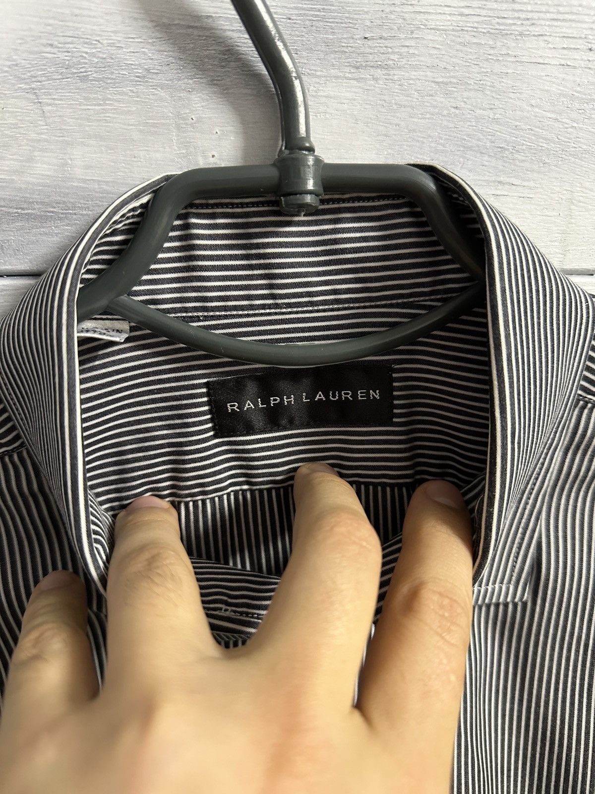 Ralph Lauren Black Label Ralph Lauren Black Label Shirt Made In Italy Size US M / EU 48-50 / 2 - 8 Thumbnail