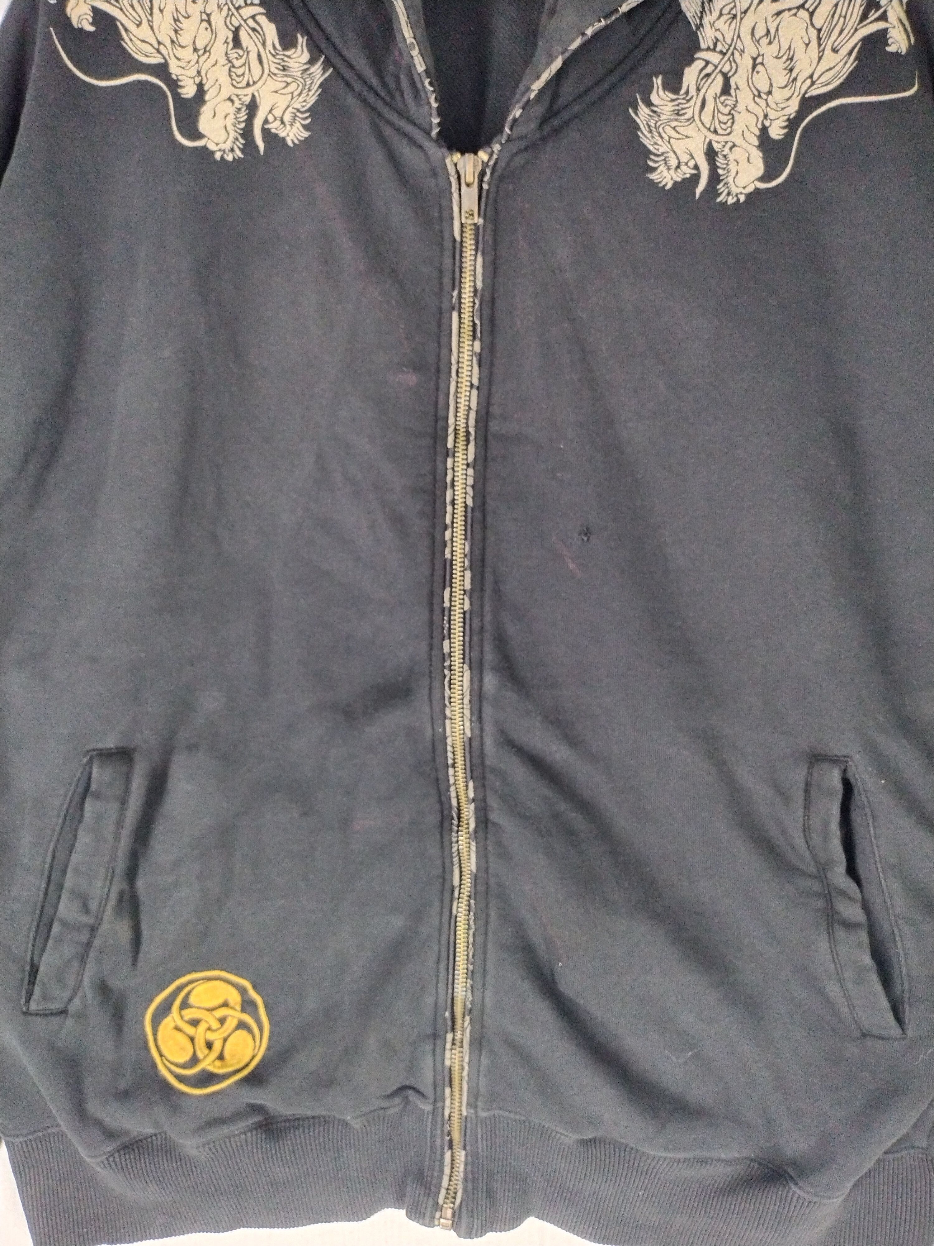 Karakuri Tamashii Vintage Karakuri Tamashi Japanese Design Embroidery Hoodie Size US XL / EU 56 / 4 - 5 Thumbnail