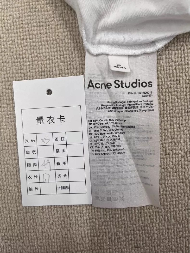 Acne Studios Acne Studios SS23 1996 Series Letter Logo Old Printed Crew Size US XS / EU 42 / 0 - 5 Thumbnail