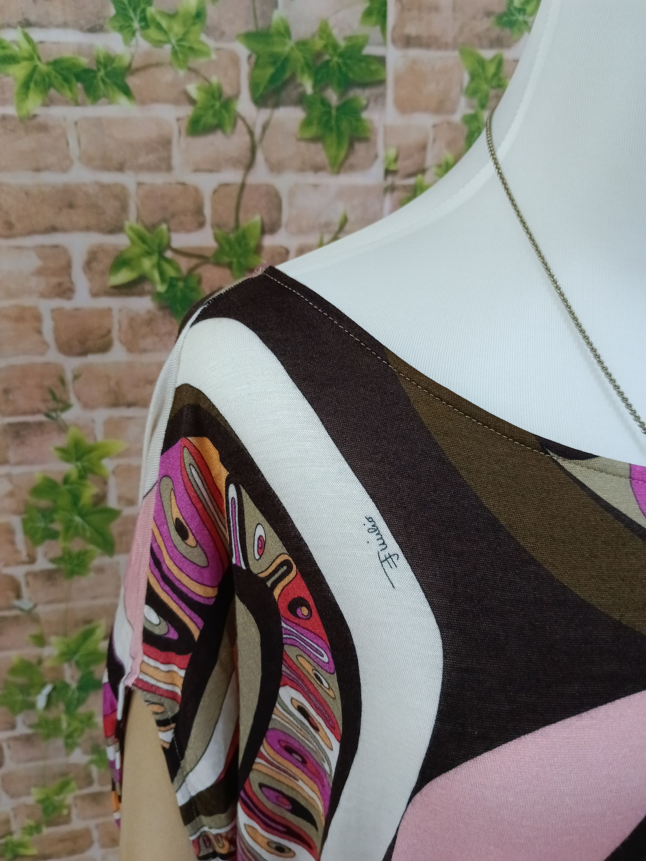 Emilio Pucci EMILIO PUCCI VISCOSE KIMONO BLOUSE Size M / US 6-8 / IT 42-44 - 5 Thumbnail