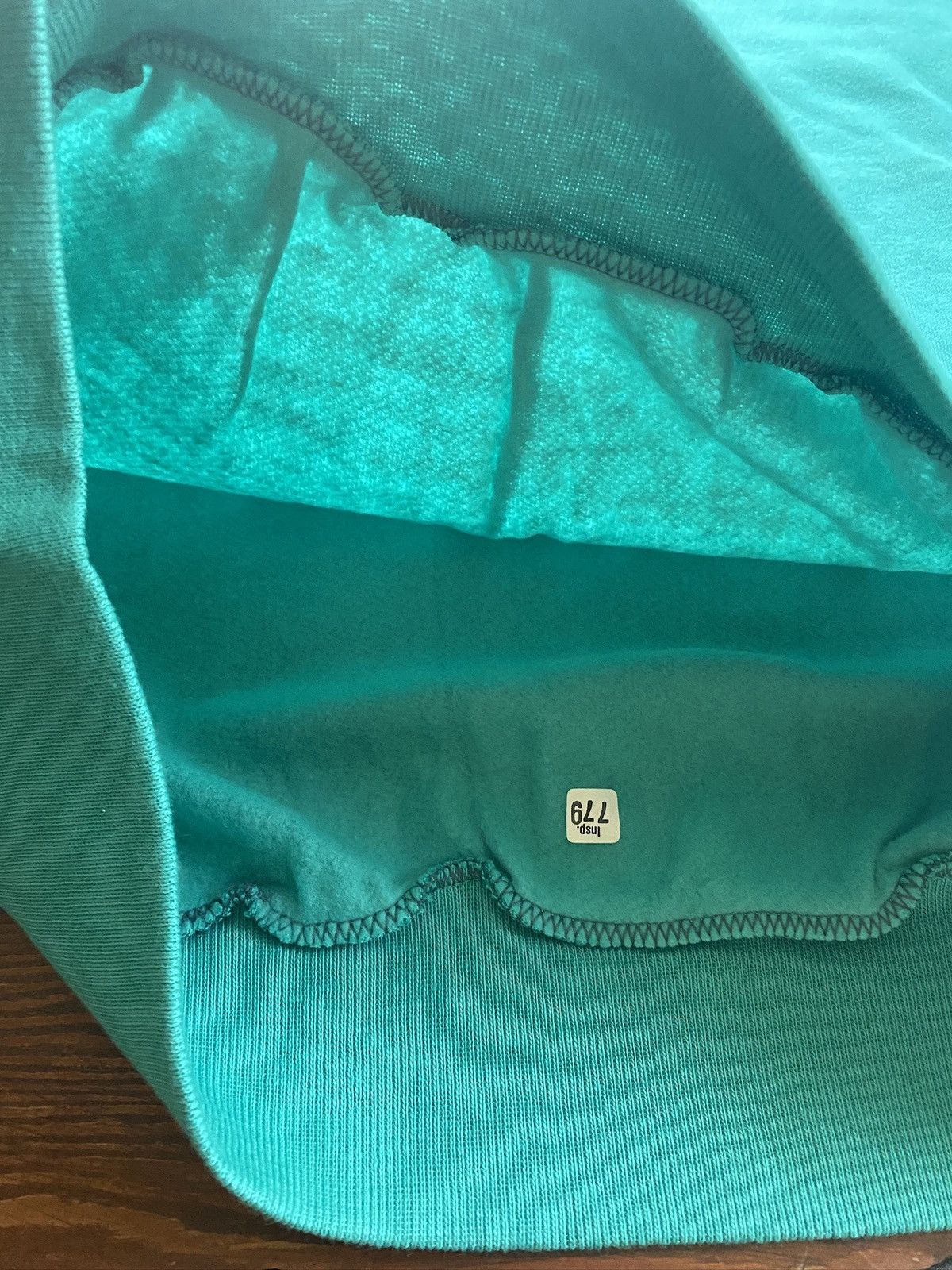 Vintage Vintage NWT 80’s Teal Pullover Crewneck Sweatshirt Vest New Size US L / EU 52-54 / 3 - 2 Thumbnail