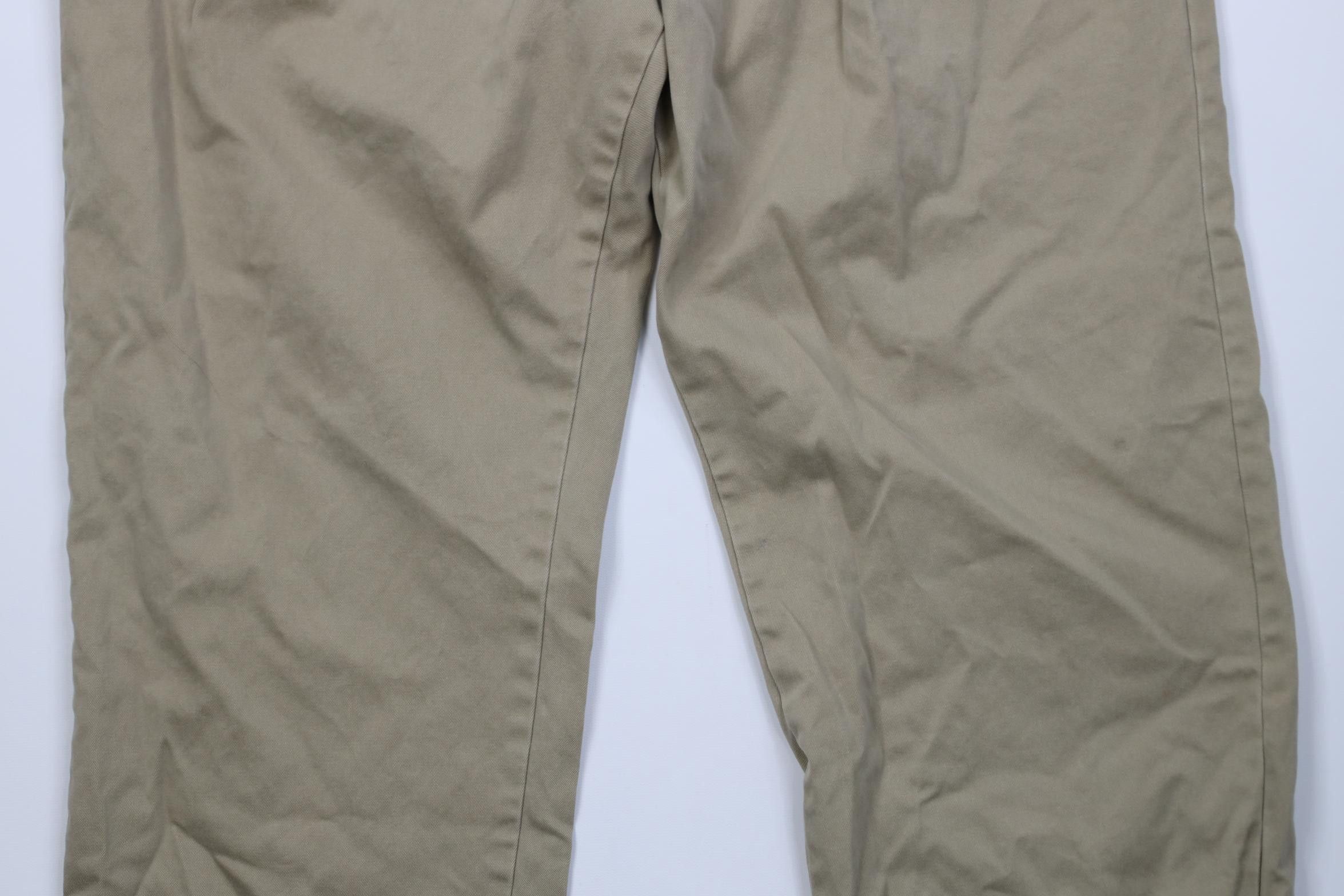 Polo Ralph Lauren Vintage Ralph Lauren Heavy Cotton Wide Leg Chino Pants Beige Size US 42 / EU 58 - 3 Thumbnail