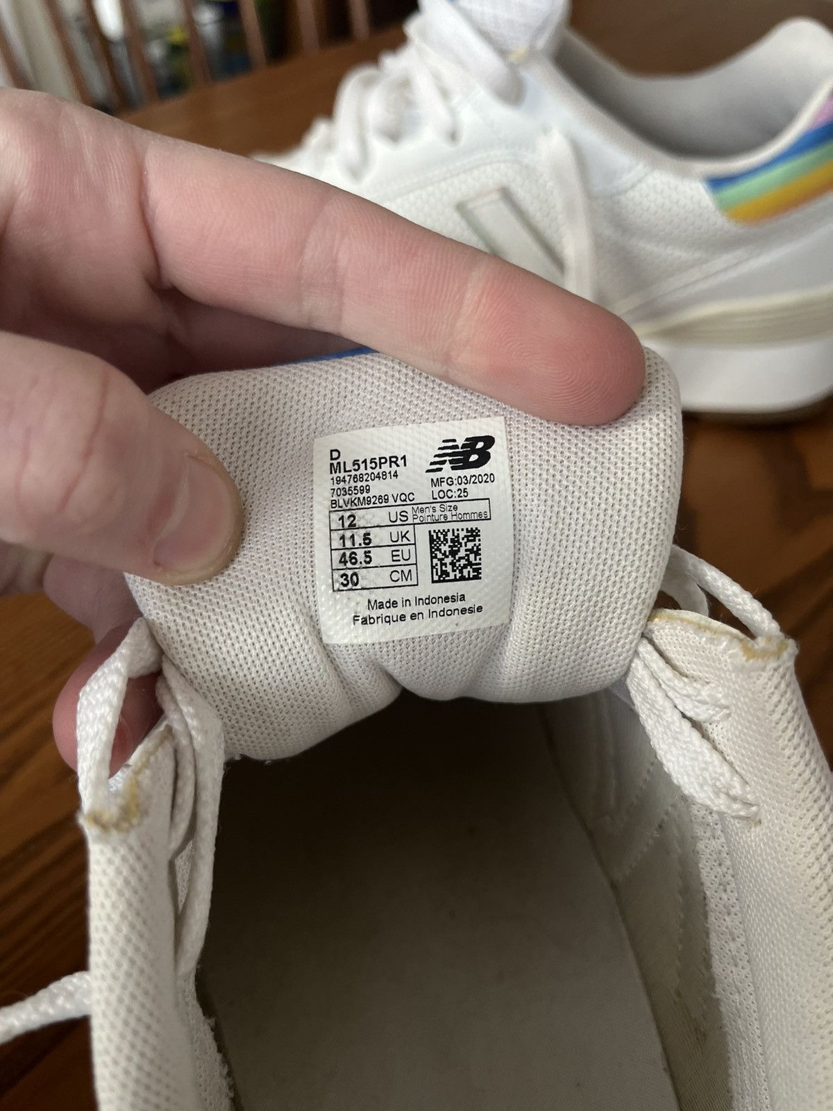 New Balance New Balance 574 Rainbow Size US 12 / EU 45 - 4 Thumbnail