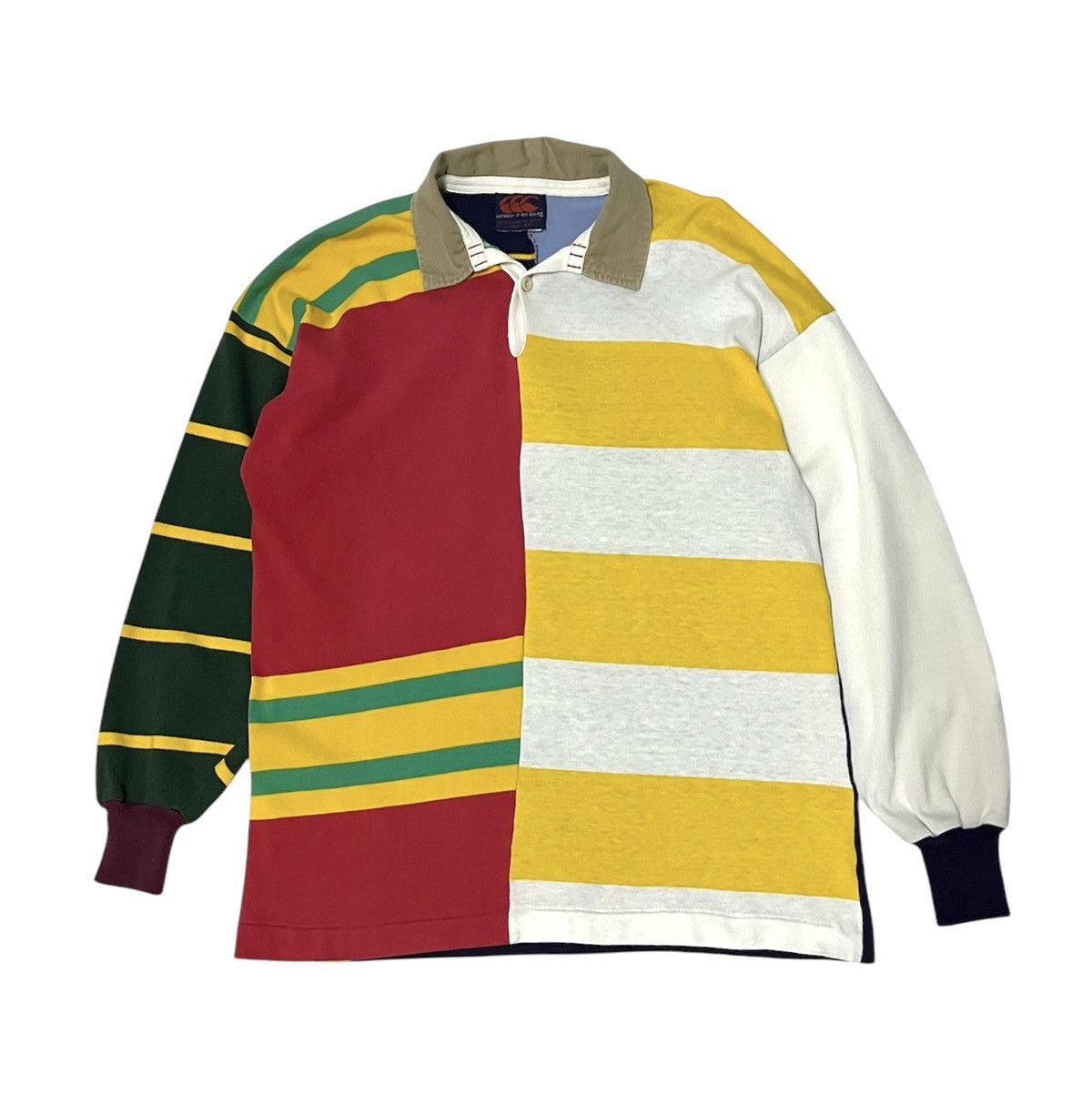 Canterbury of New Zealand × Vintage VINTAGE 90s CANTERBURY UGLIES NEW ZEALAND RUGBY POLO JERSEY Size US L / EU 52-54 / 3 - 1 Thumbnail