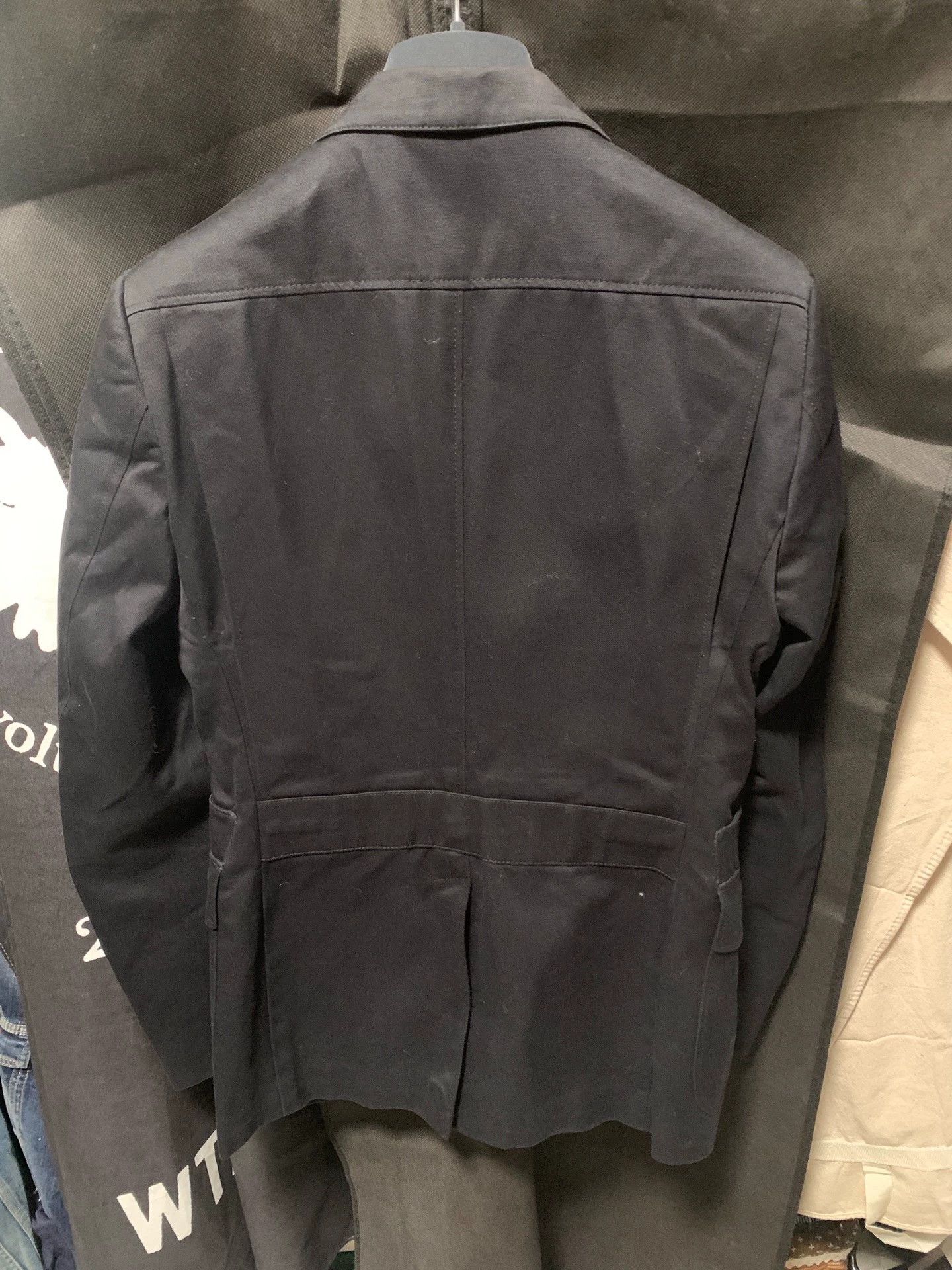 Gucci Gucci slim fit cotton blazer 46 black Size 46R - 3 Thumbnail