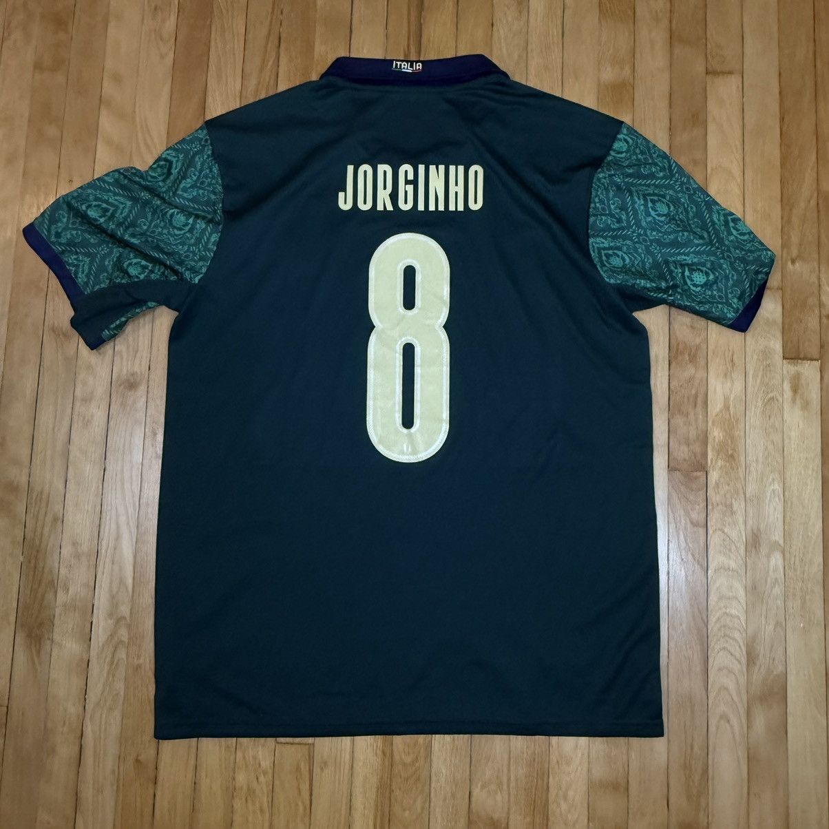 PUMA イタリア代表 Jorginho 8番 シャツ L Men's Puma Jorginho Blue Italy National Team 2022/23 Home