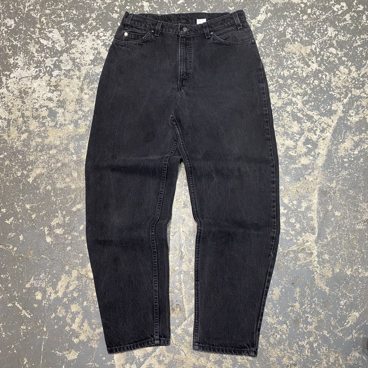 Other Vintage Levi’s 560 Baggy Fit Black Orange Tab Denim Jeans Size US 33 - 5 Thumbnail