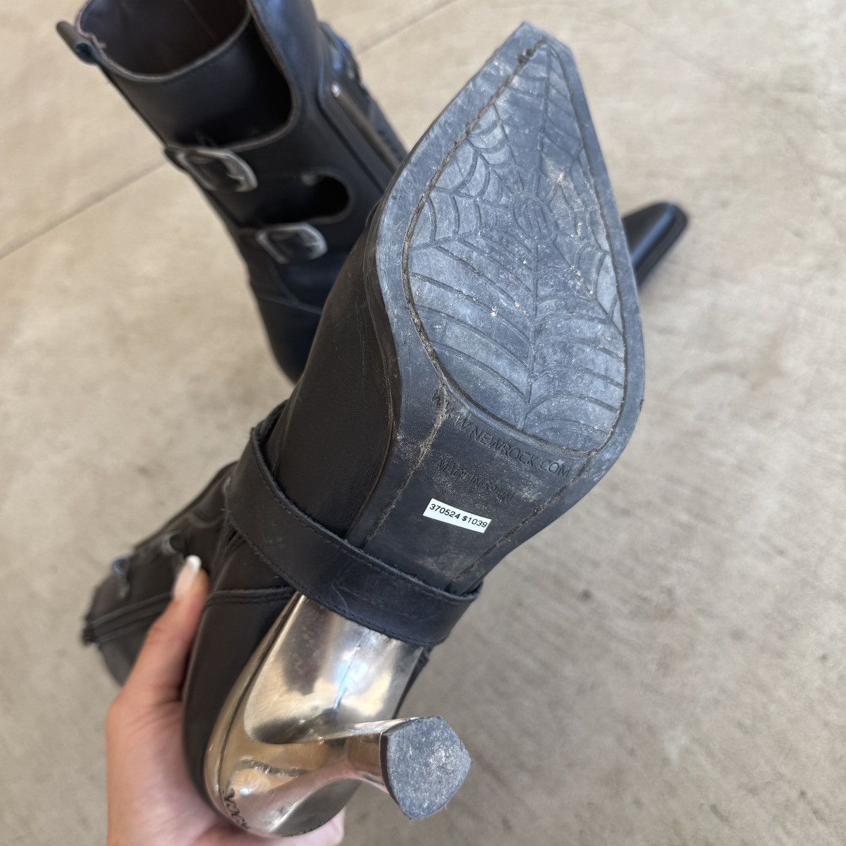 New Rock × Vetements Vetements x New Rock Leather Biker Boot Size US 8 / IT 38 - 7 Thumbnail