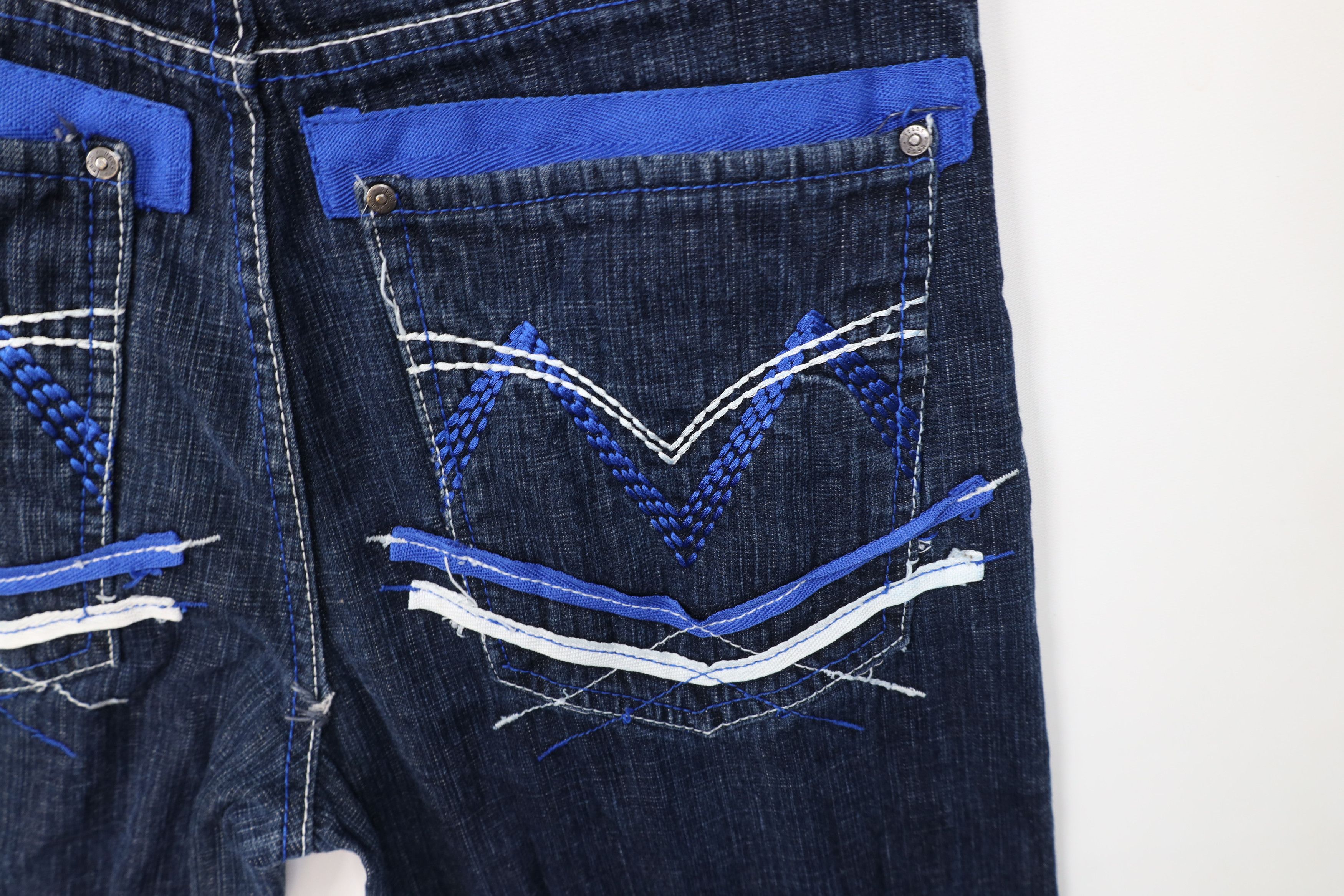 Vintage Vintage 90s Y2K Streetwear Baggy Loose Wide Leg Denim Jeans Size US 32 / EU 48 - 13 Thumbnail