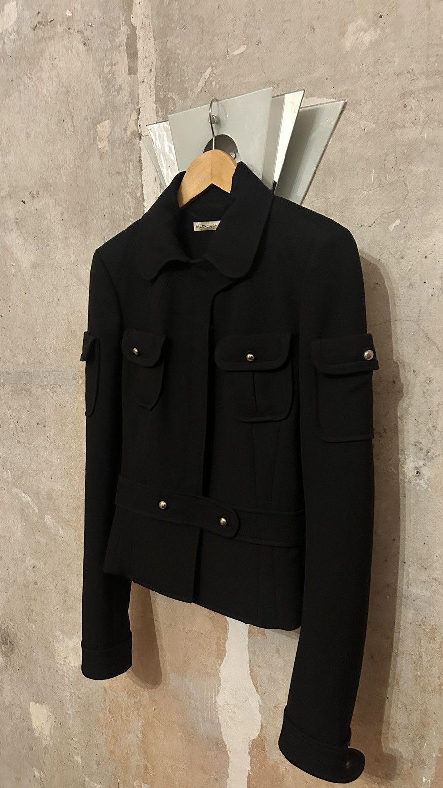 Balenciaga FW05 Military Jacket by Nicolas Ghesquière Size US XS / EU 42 / 0 - 3 Thumbnail