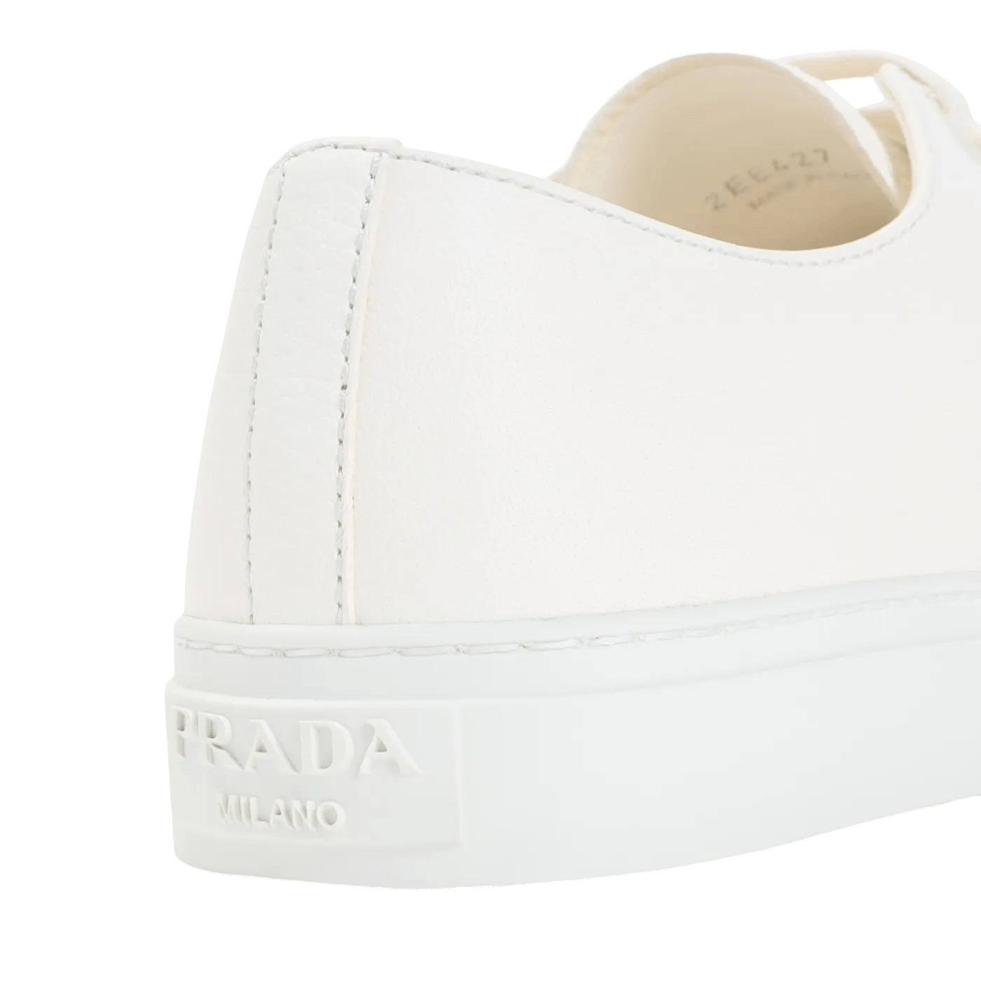 Prada PRADA Ivory Leather Sneakers New & Authentic Size US 11 / EU 44 - 4 Thumbnail