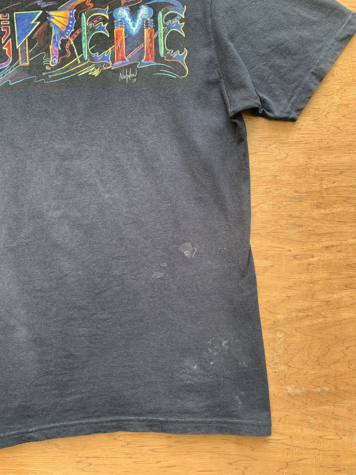 Supreme Distressed Faded Supreme Nicholson Tee 2015 Size US M / EU 48-50 / 2 - 11 Thumbnail