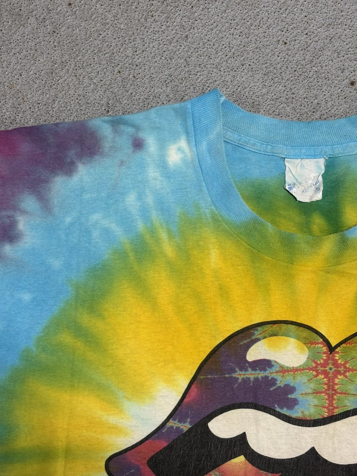 Band Tees 1994 Rolling Stones Tongue Tie Dye T Shirt Size US XL / EU 56 / 4 - 3 Thumbnail