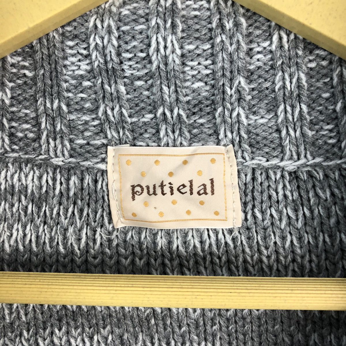 Homespun Knitwear Putietal Grey Cardigan Knitwear #A2344 Size M / US 6-8 / IT 42-44 - 10 Thumbnail