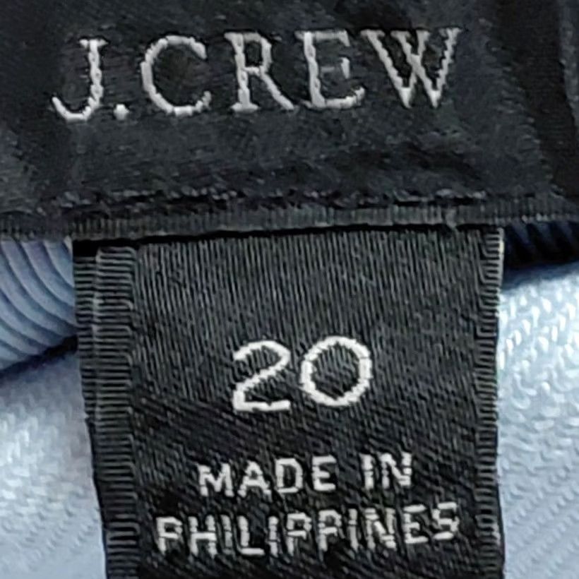 J.Crew J.CREW Linen Blend Button Skirt Light Blue Solid Lightweight Women Size 20 Size 42" / US 20 - 4 Thumbnail