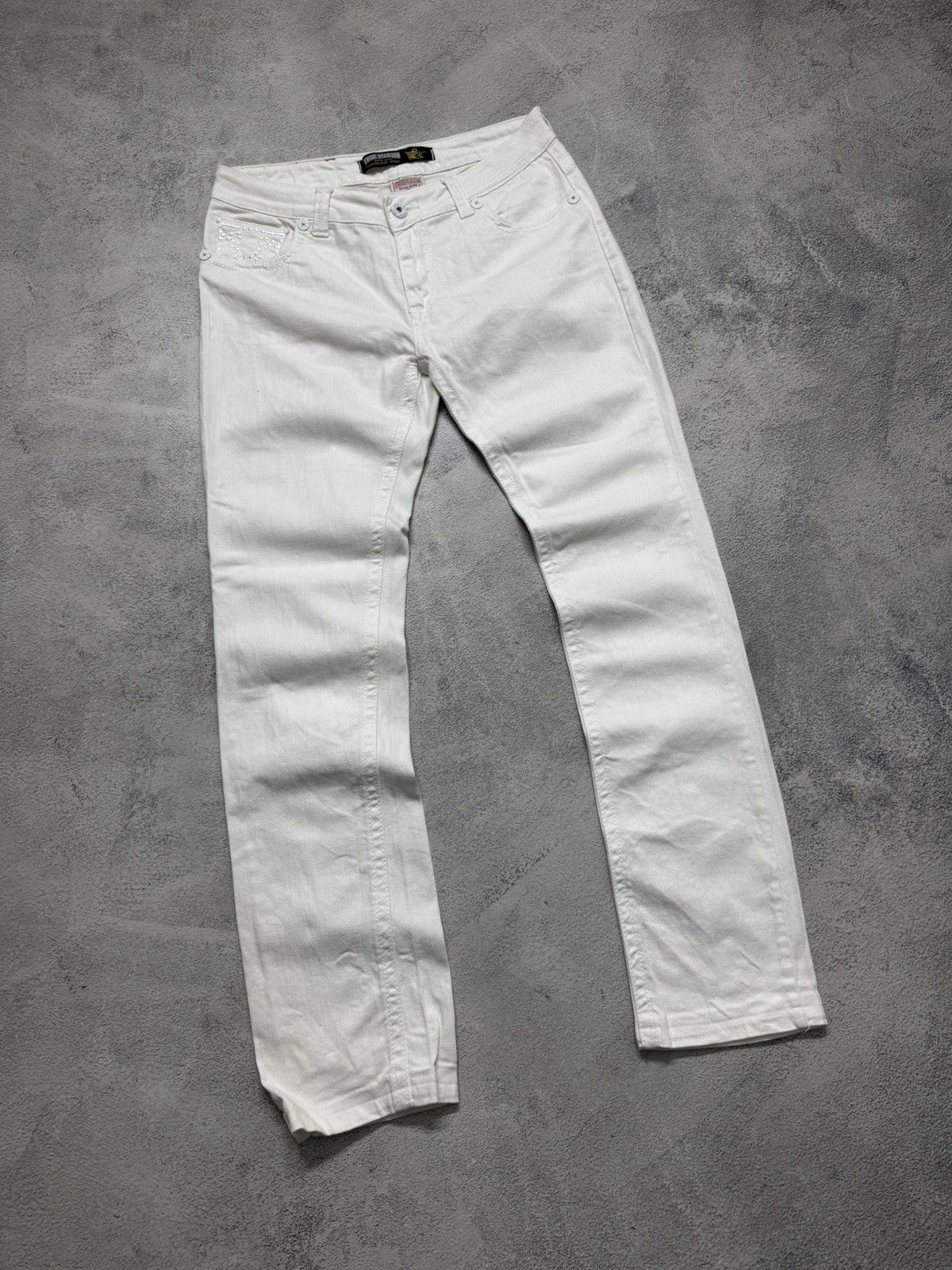 True Religion Vintage Y2k True Religion 🤍 USA Denim Jeans 90’s Size 34" / US 12 / IT 48 - 12 Thumbnail