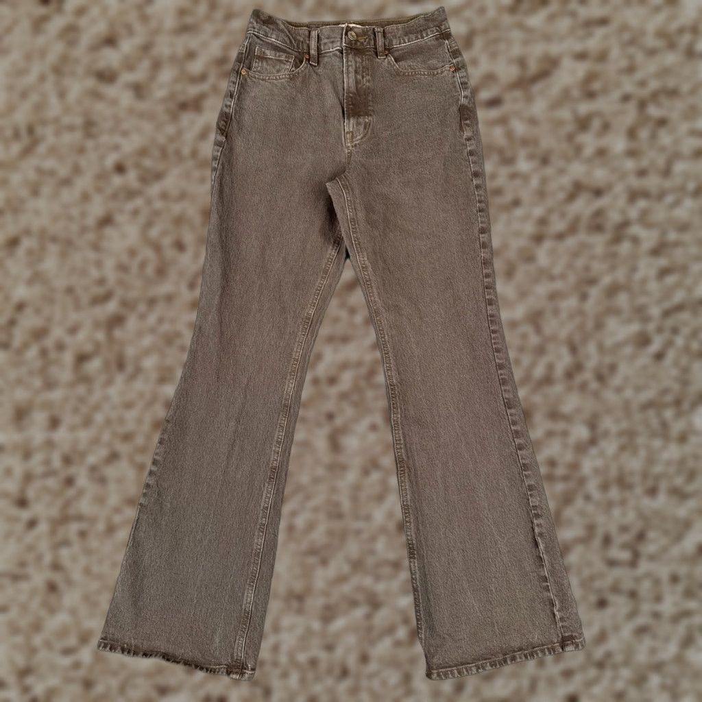 Pacsun Pacsun Jeans Womens 25 Brown Denim Stretch High Rise Bootcut Cotton Blend 25x29 Size 42" / US 20 - 1 Thumbnail