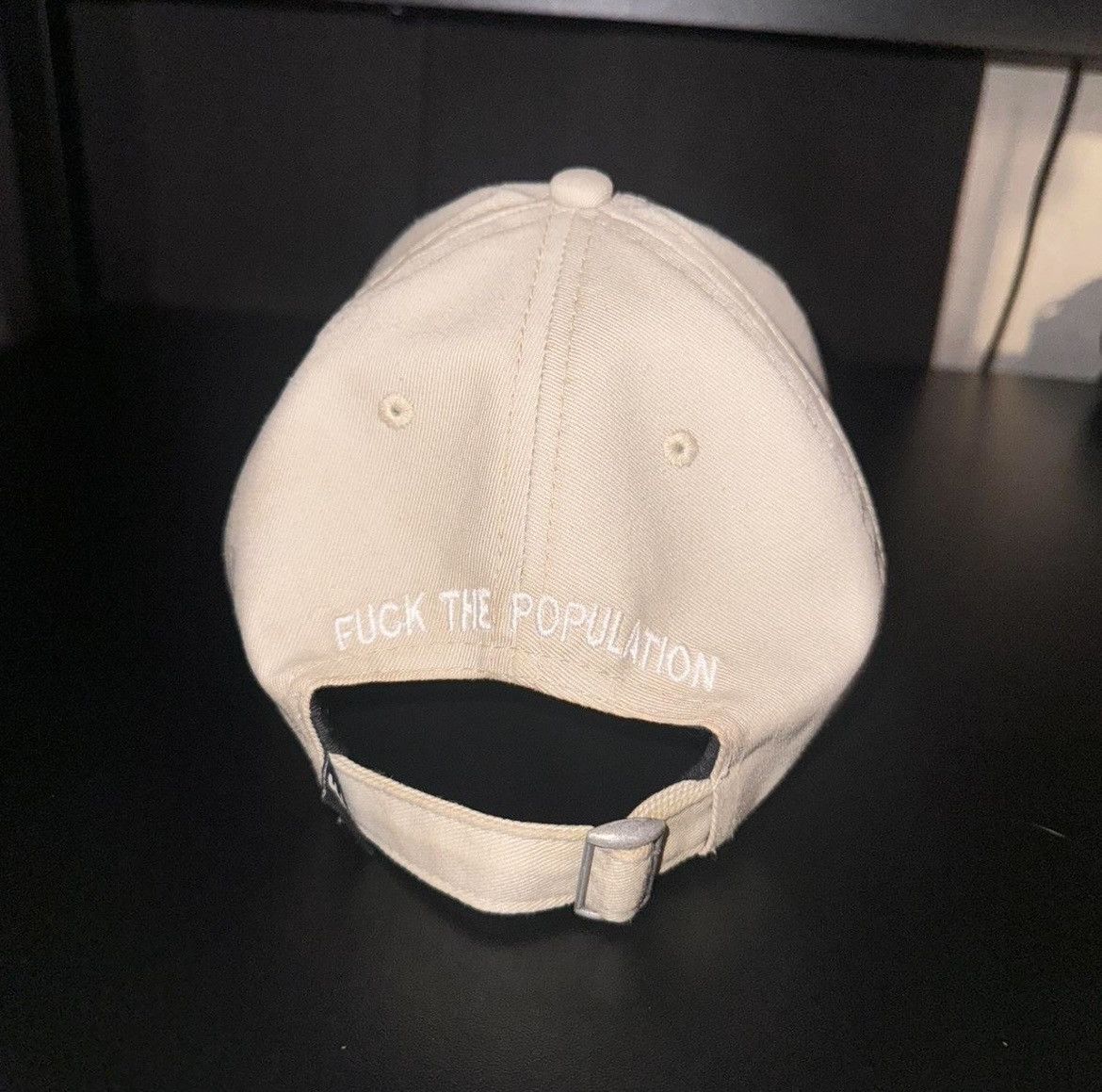 Fuck The Population FTP dad hat khaki Size ONE SIZE - 3 Thumbnail