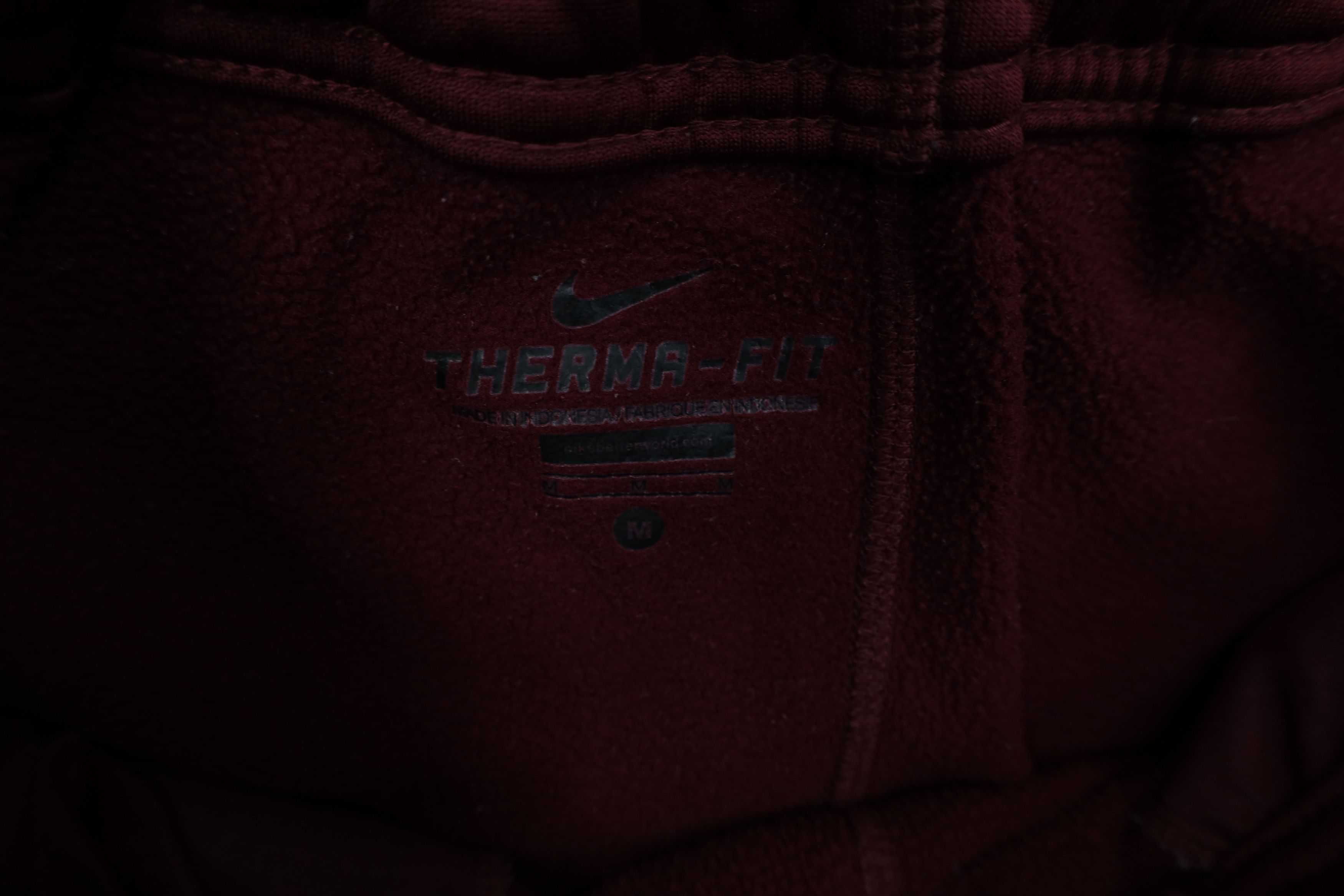 Nike Vintage Y2K Nike Therma Fit Block Wide Leg Sweatpants Maroon Size US 34 / EU 50 - 11 Thumbnail